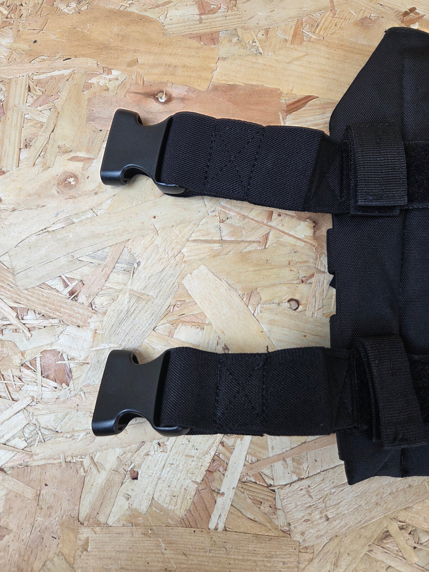 Molle Drop Leg Platform Black Load Carrying