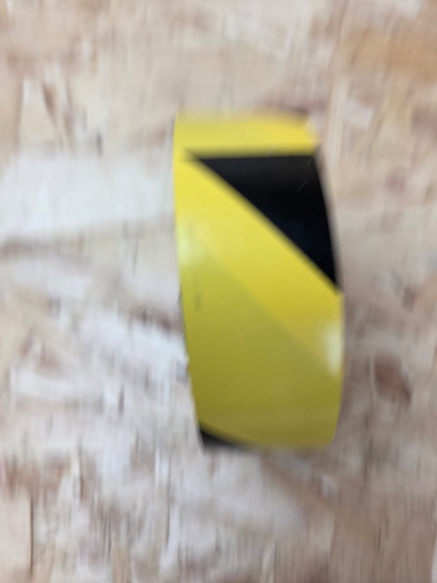 Black and Yellow Hazard Warning Tape Site Safety Zone Marker Restrictive Area Marking