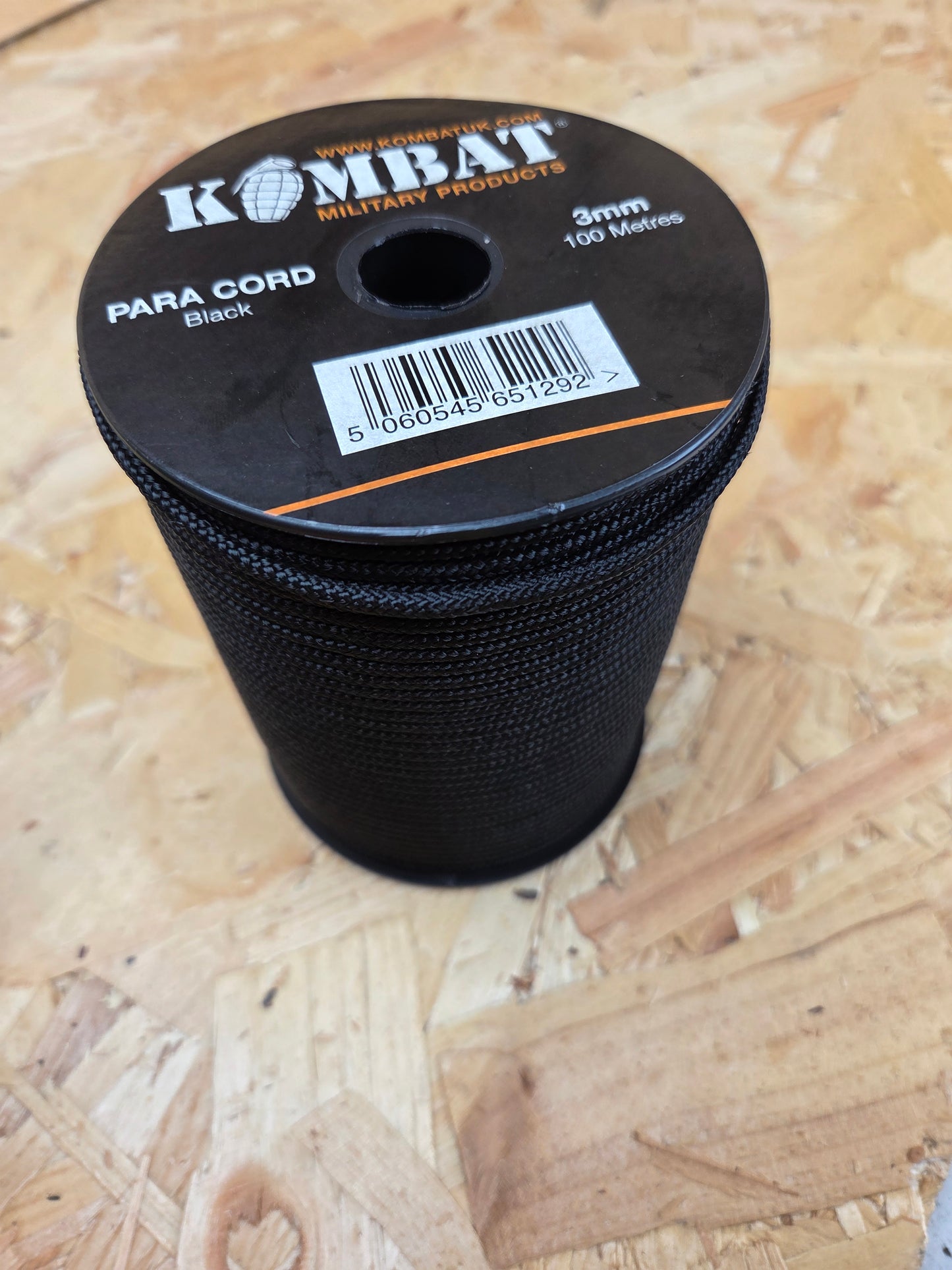 Paracord Cord Retention Loop Basha & Bivi Tent Shelter Rope Bushcraft Line Black 100m