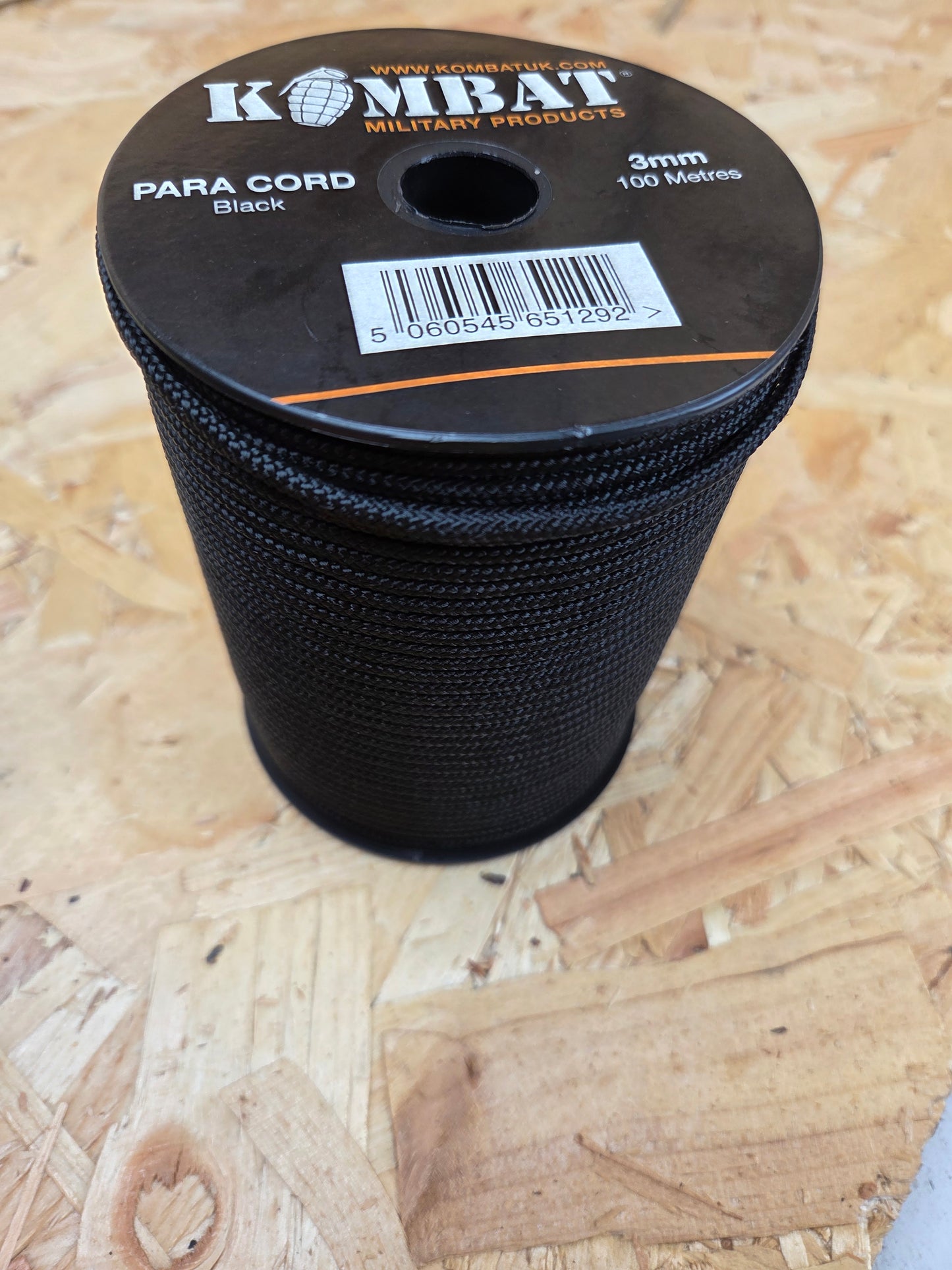 Paracord Cord Retention Loop Basha & Bivi Tent Shelter Rope Bushcraft Line Black 100m