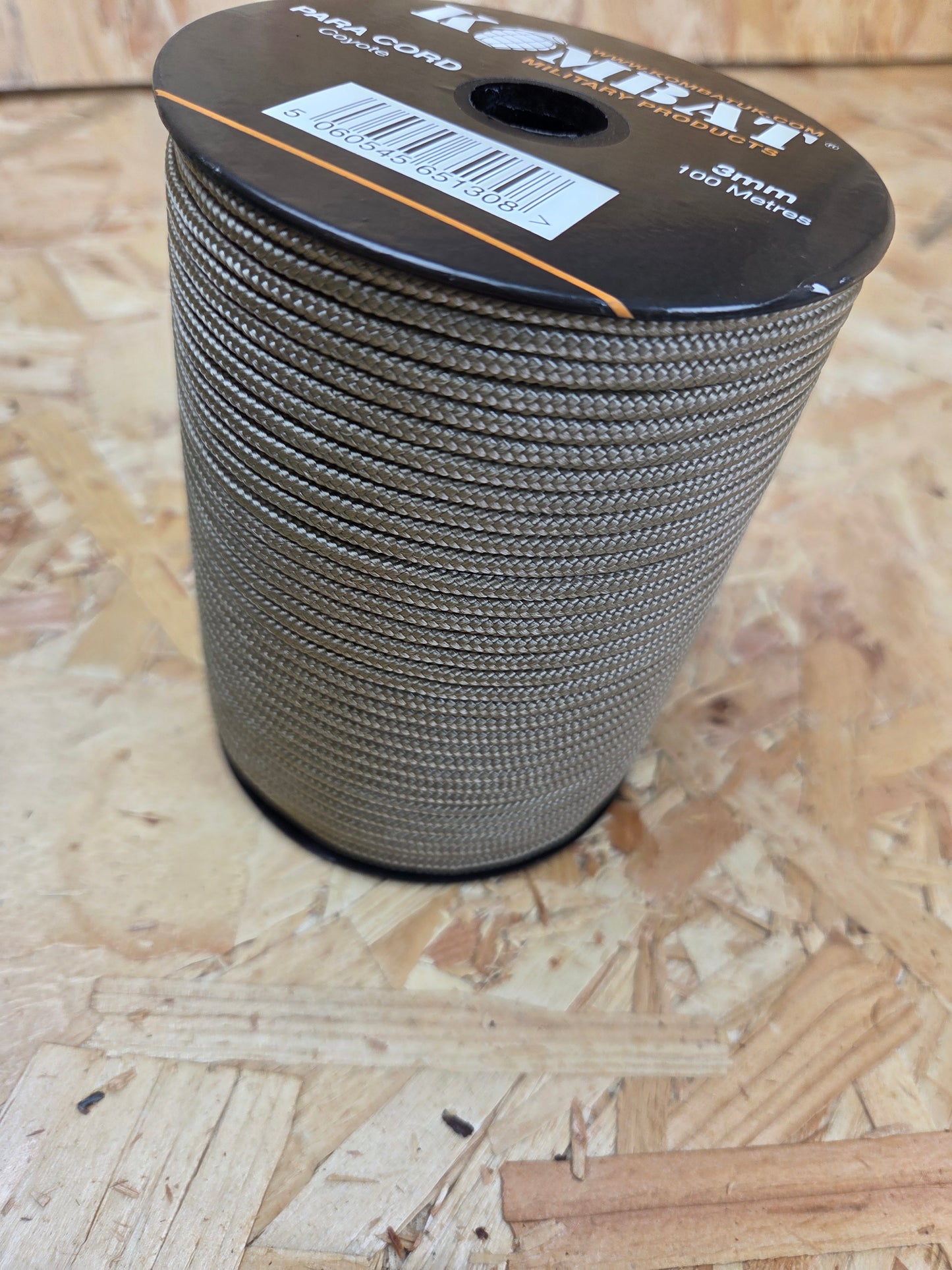 Paracord Cord Retention Loop Basha & Bivi Tent Shelter Rope Bushcraft Line Coyote Brown 100m