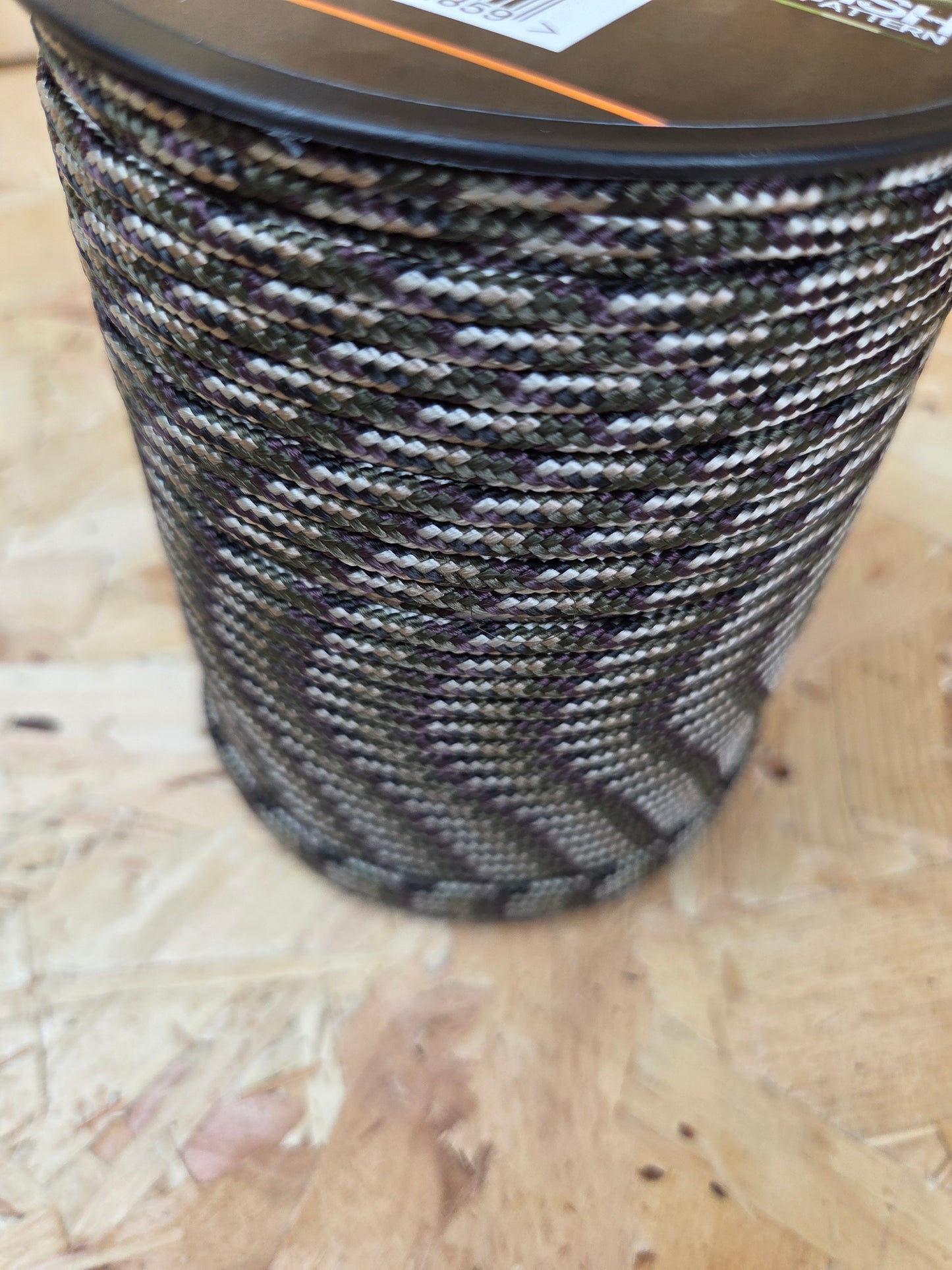 Paracord Cord Retention Loop Basha & Bivi Tent Shelter Rope Bushcraft Line BTP British Terrain Pattern 100m