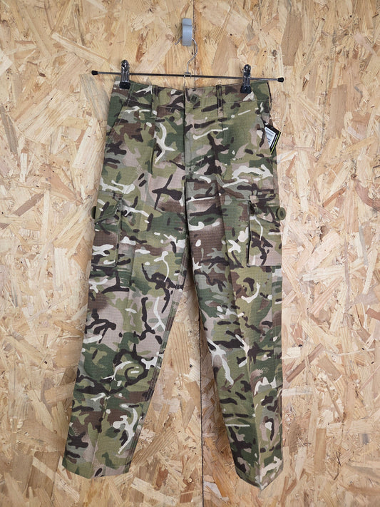 Kids Combat Cargo Trousers BTP Camouflage Childs Ripstop Pants Children Sizes Cadet