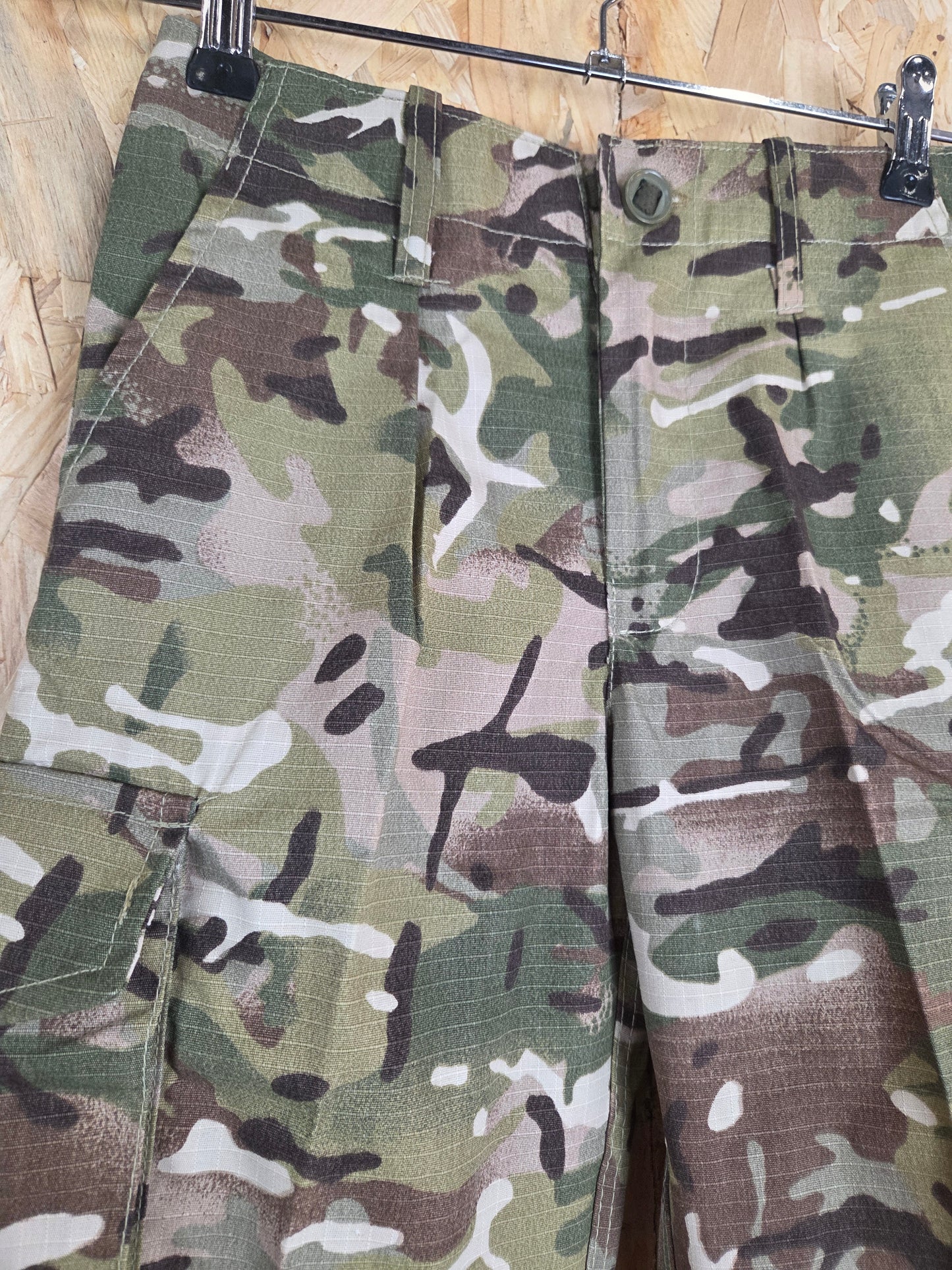 Kids Combat Cargo Trousers BTP Camouflage Childs Ripstop Pants Children Sizes Cadet