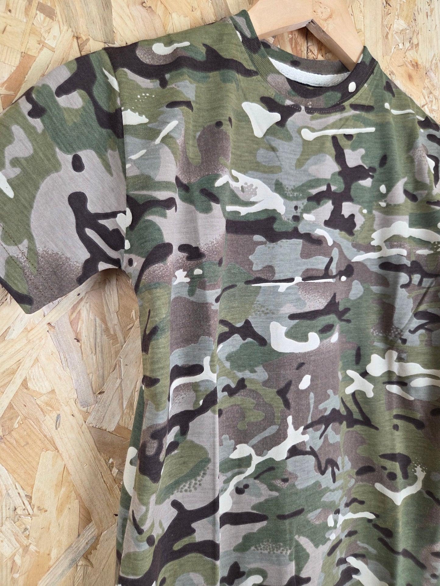 Kids Combat T-shirt BTP Camouflage Childs Top Short Sleeve Military Style Cadet
