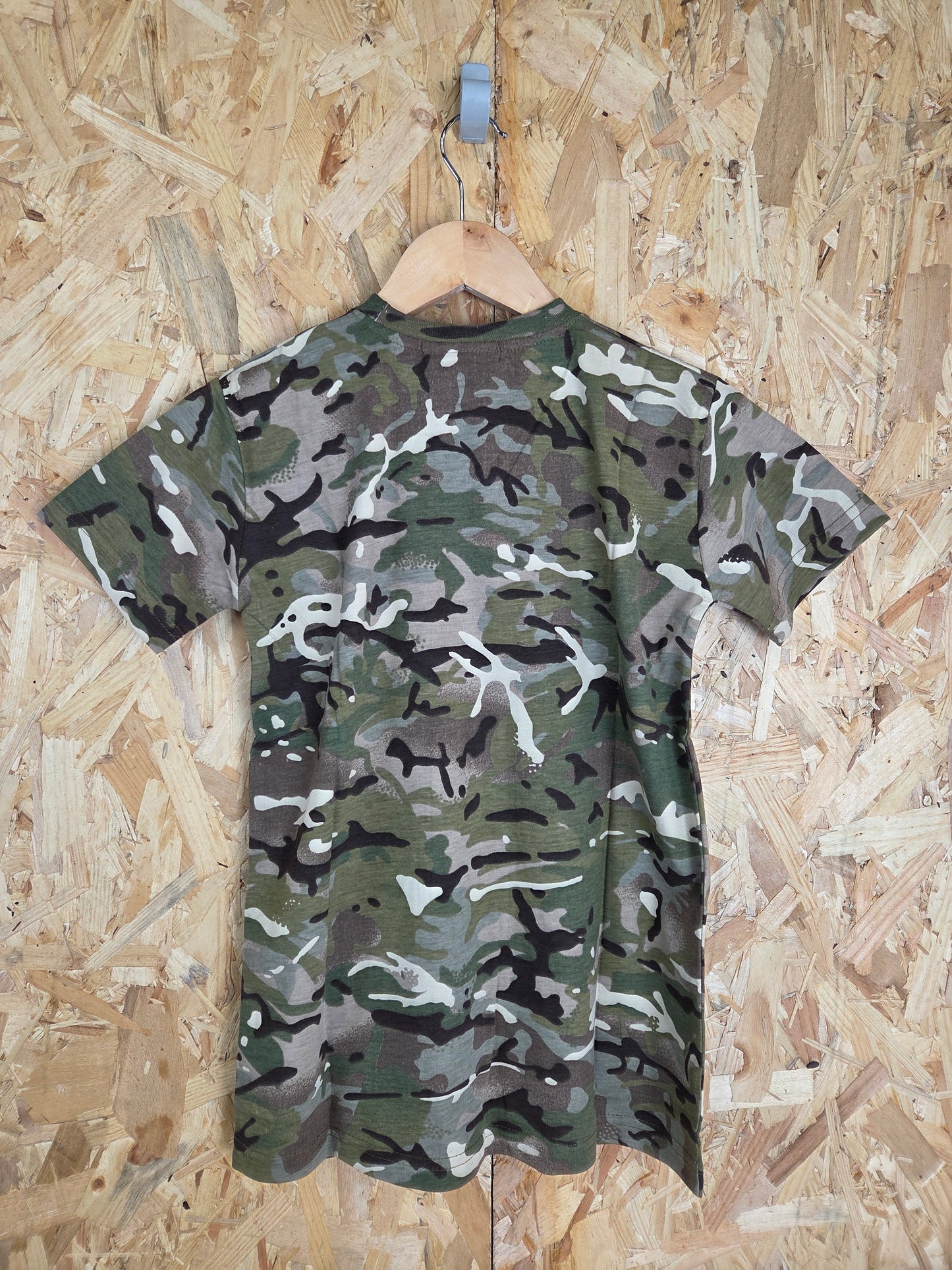 Kids Combat T-shirt BTP Camouflage Childs Top Short Sleeve Military Style Cadet