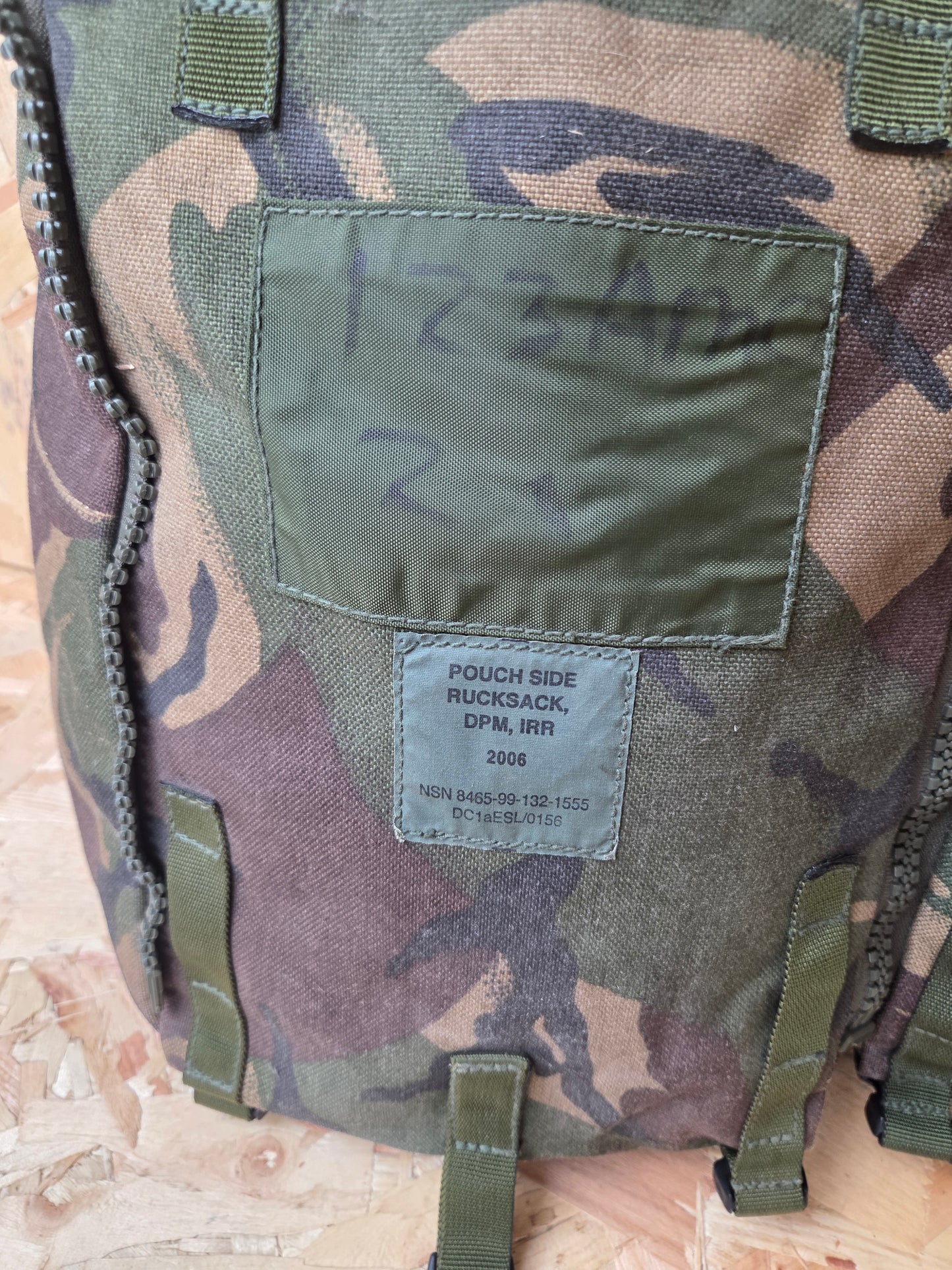 British Army PLCE Side Pouch DPM Rocket Pouches Personal Load Carrying Equipment Camouflage Bags Used