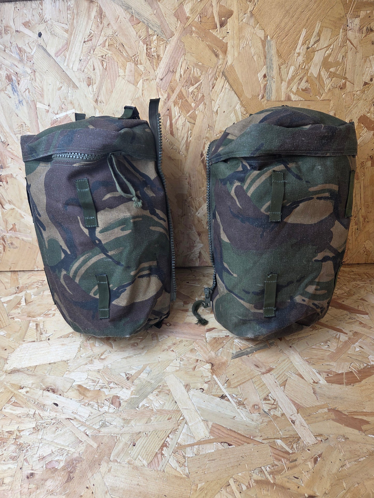 British Army PLCE Side Pouch DPM Rocket Pouches Personal Load Carrying Equipment Camouflage Bags Used