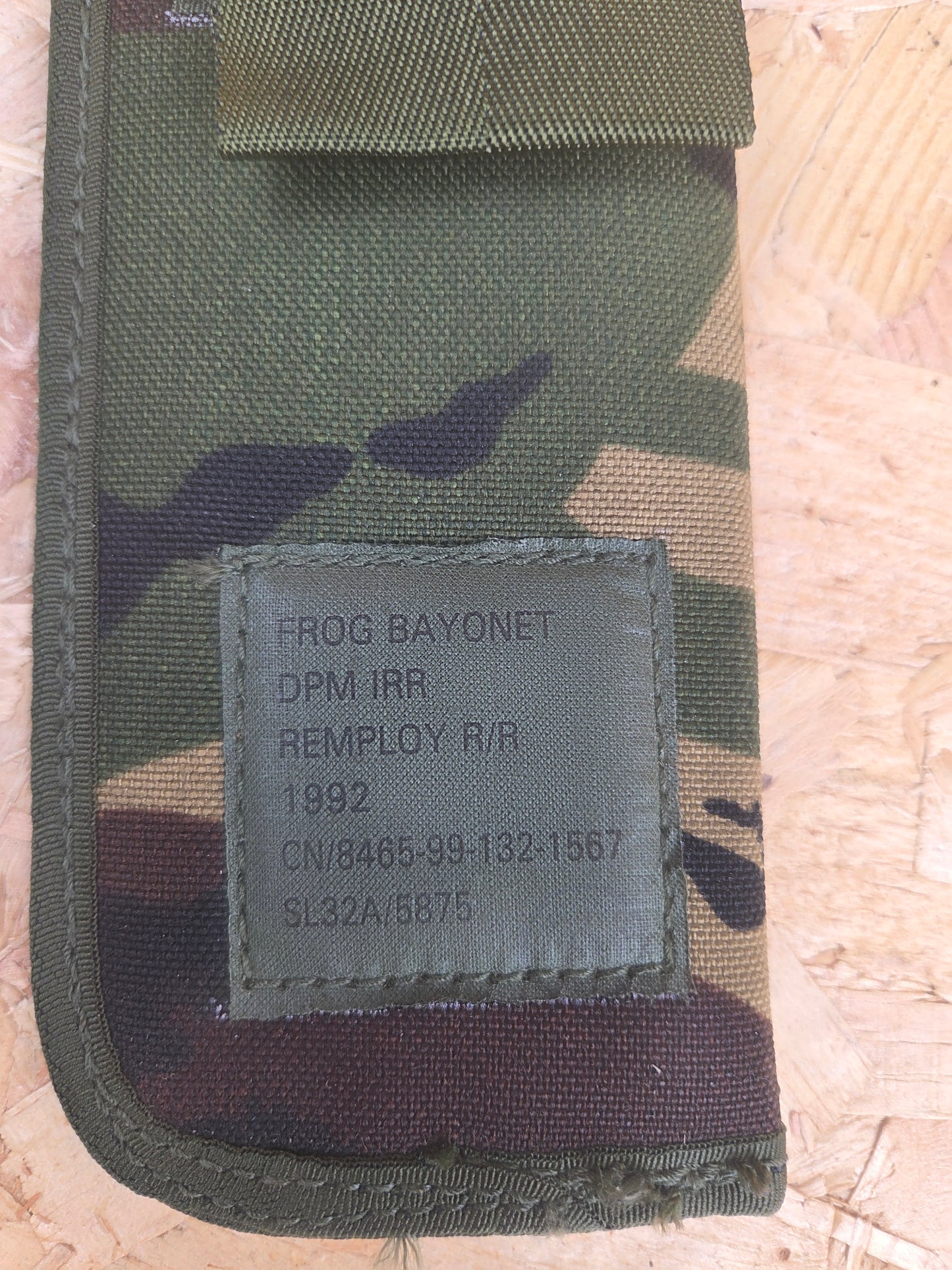British Army FROG Sheath Pouch Holder DPM IRR Scabbard Webbing Bushcraft PLCE