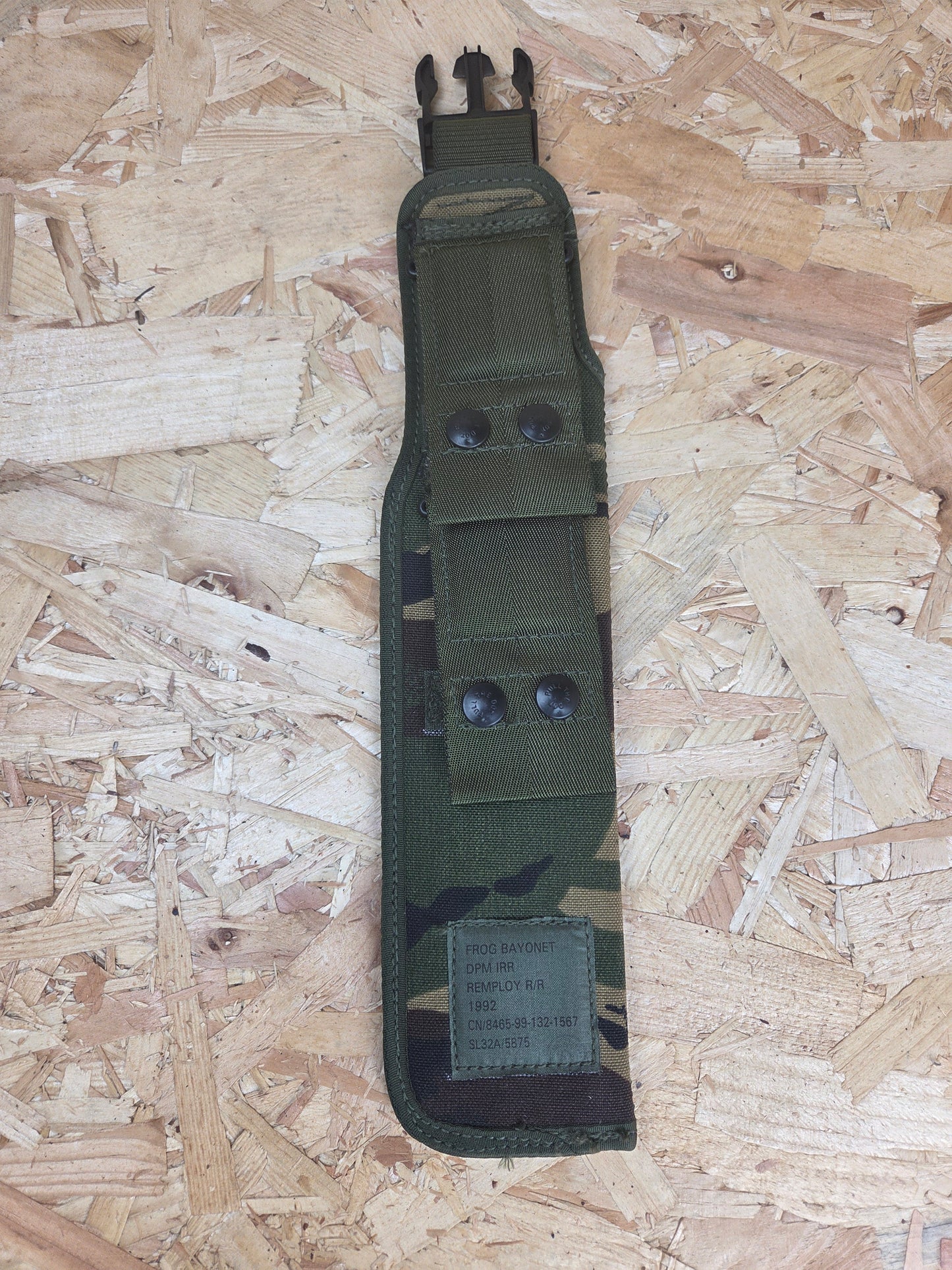 British Army FROG Sheath Pouch Holder DPM IRR Scabbard Webbing Bushcraft PLCE