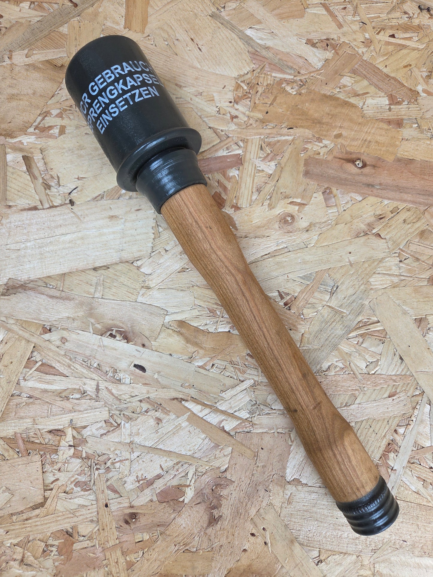 German Military Training Grenade Wooden Handle Potato Masher WW11 Replica