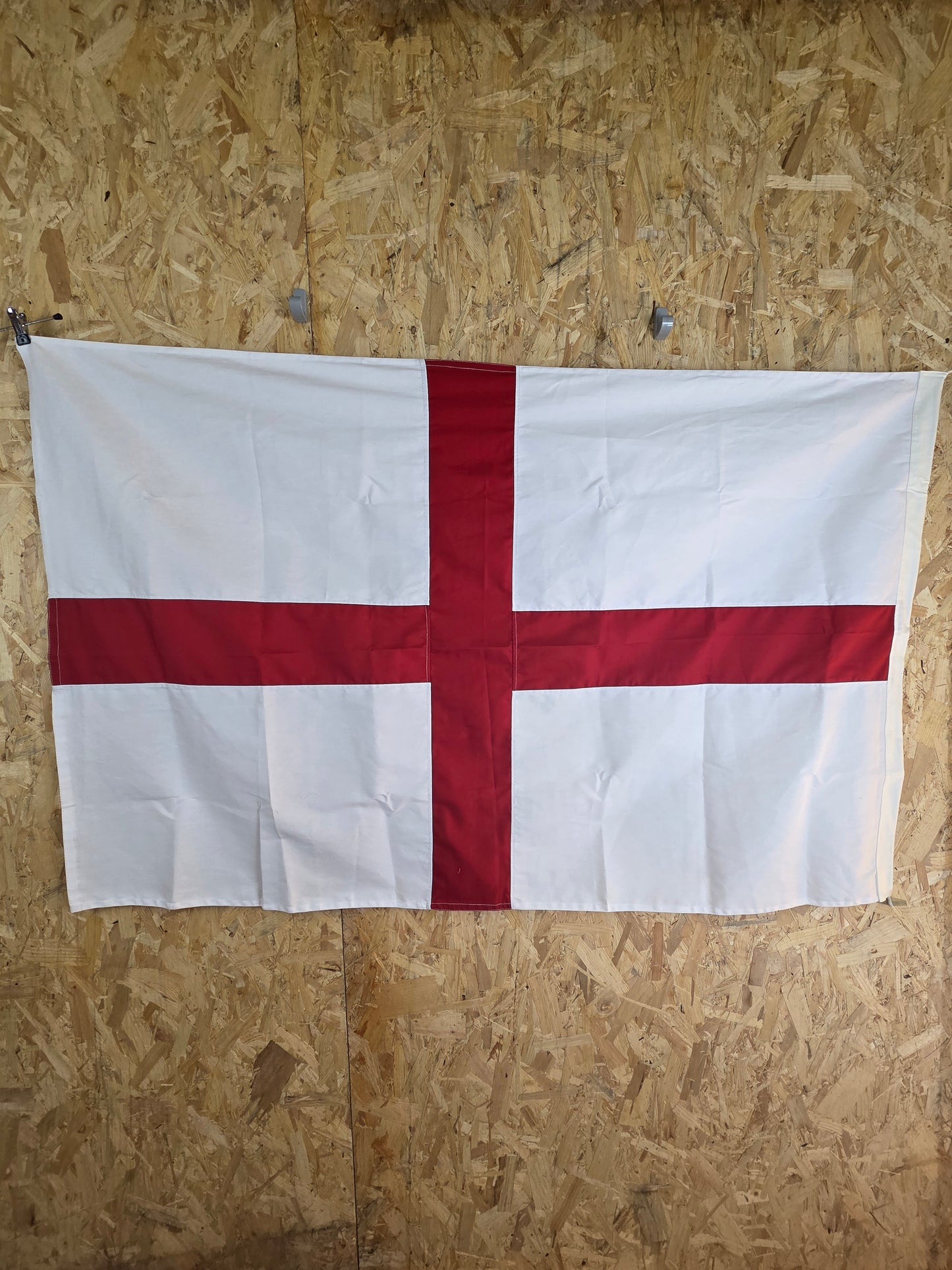 England Flag St Georges Cross White with Red Cross World Cup English 213cm x 122cm
