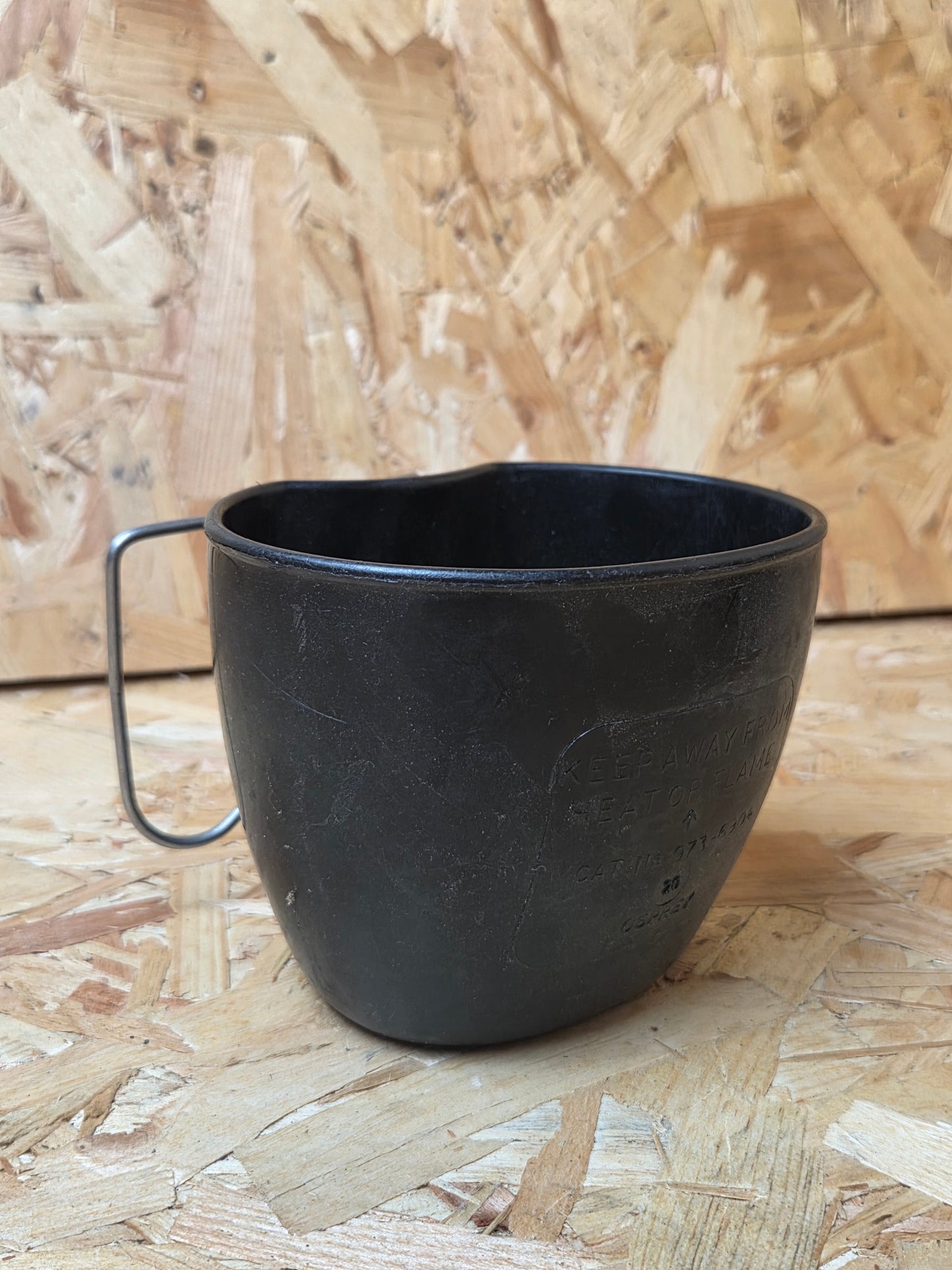 Osprey Cup British Army Mug Water Canteen Black Camping Drinking Nato 58 Pattern