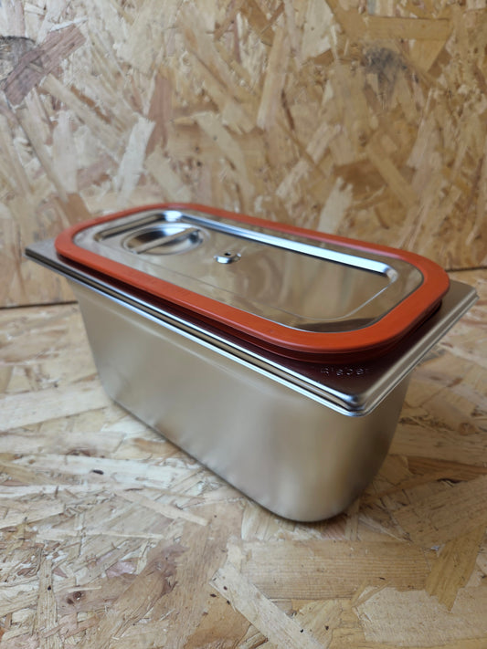Rieber Stainless Steel Gastronorm Food Pan Lid Insert Commercial Catering Container 150mm Deep GN 1/3