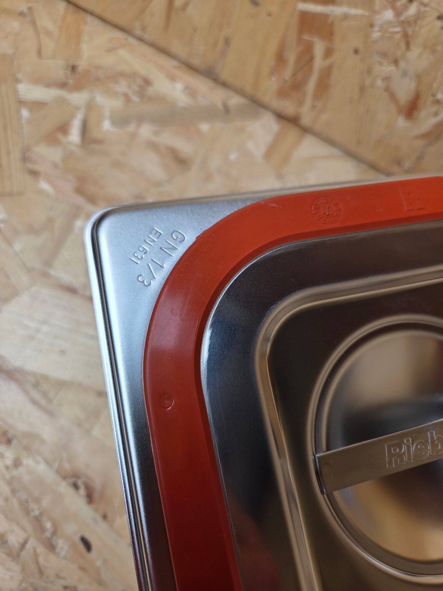 Rieber Stainless Steel Gastronorm Food Pan Lid Insert Commercial Catering Container 150mm Deep GN 1/3
