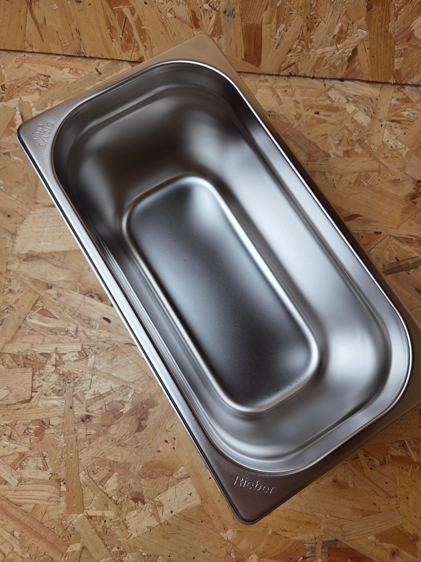 Rieber Stainless Steel Gastronorm Food Pan Lid Insert Commercial Catering Container 150mm Deep GN 1/3