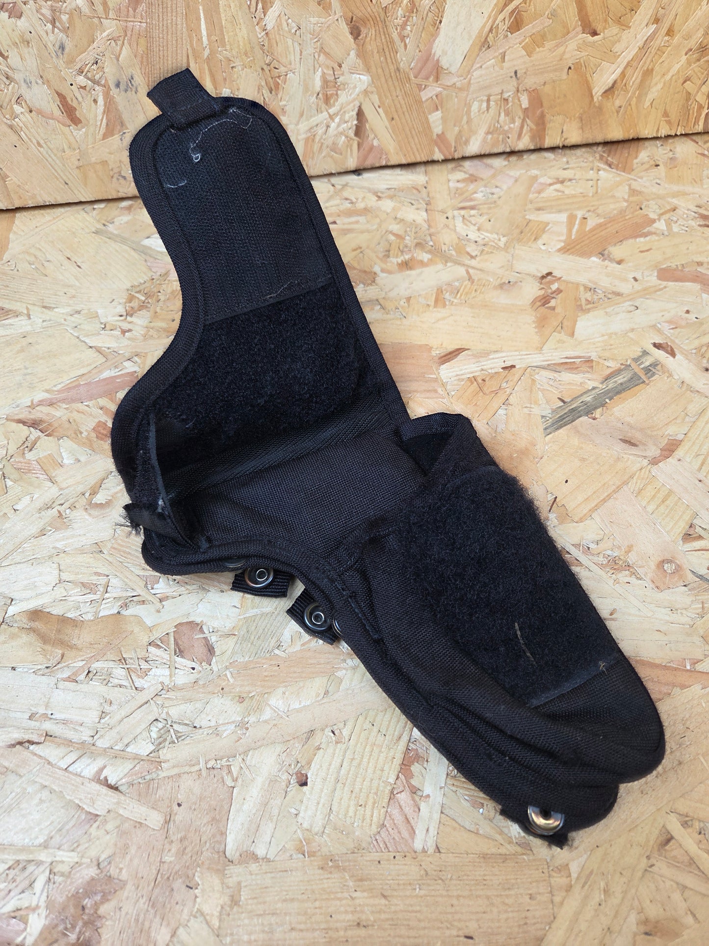 Molle Gun Pistol Holster Genuine Ex Police Black Nylon Equipment Pouch Belt Duty Webbing Used