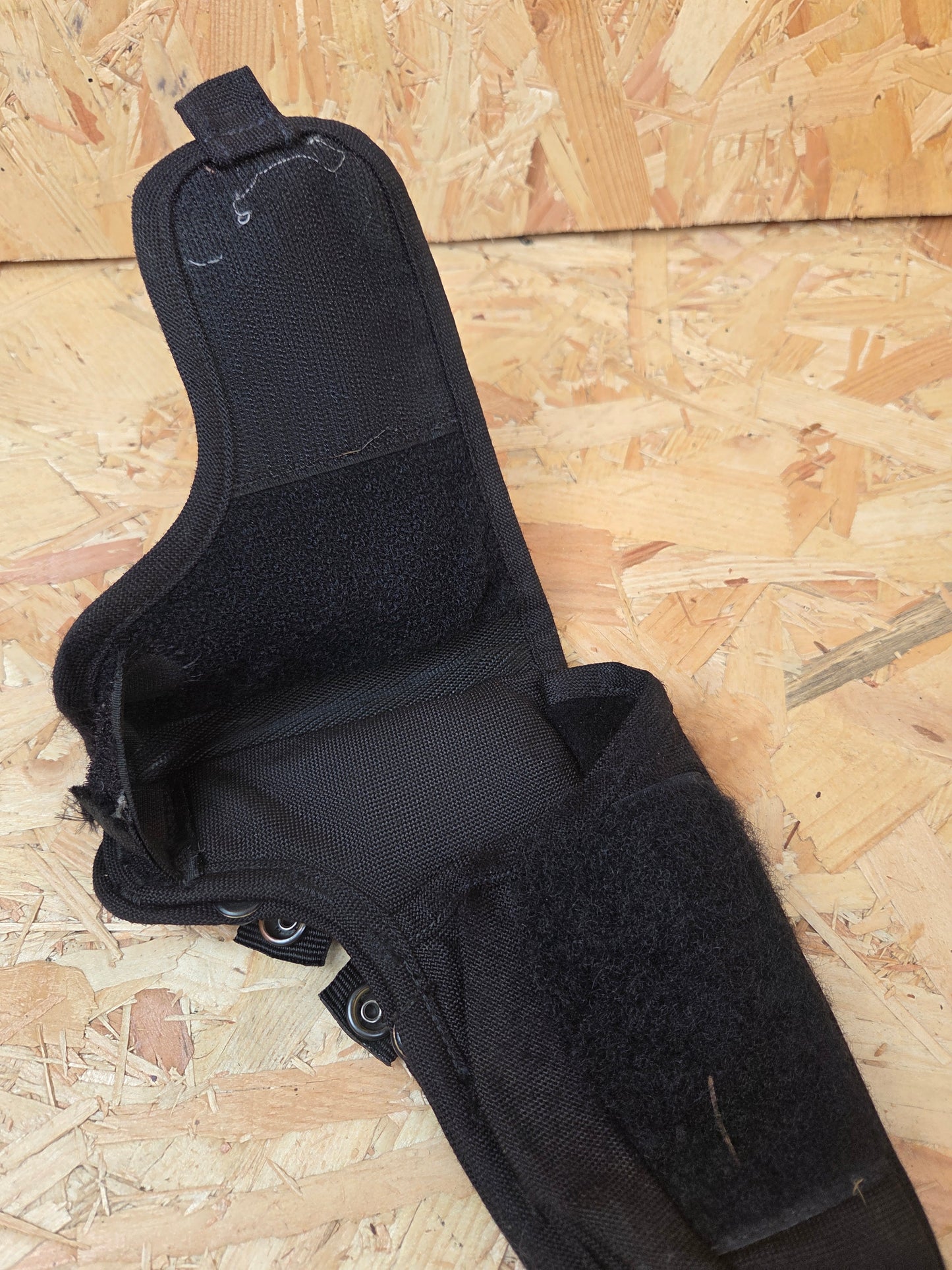 Molle Gun Pistol Holster Genuine Ex Police Black Nylon Equipment Pouch Belt Duty Webbing Used