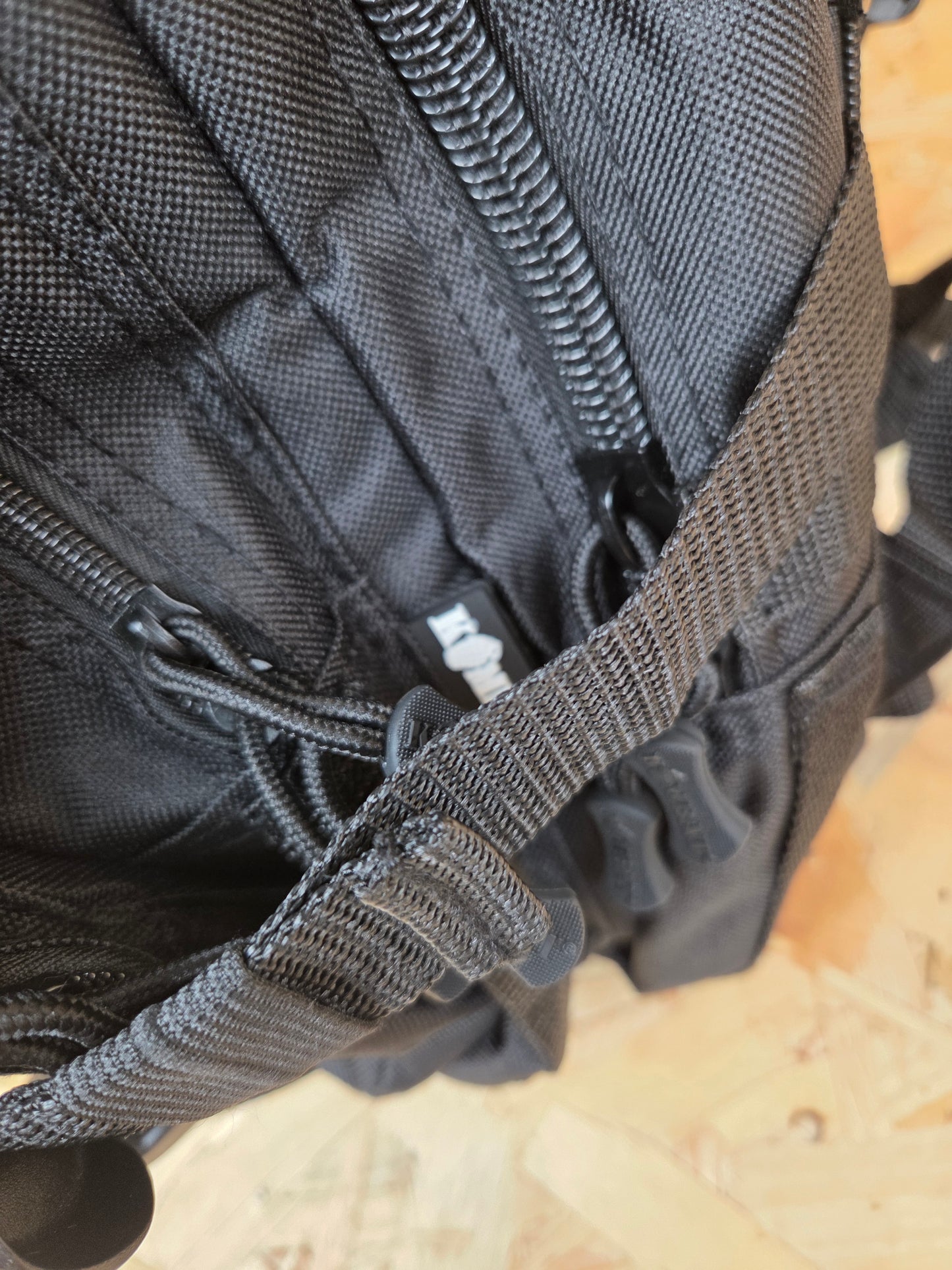 Molle Backpack Military Style Stealth Pack Combat Cadet Utility Bag Black Daysack 25L New