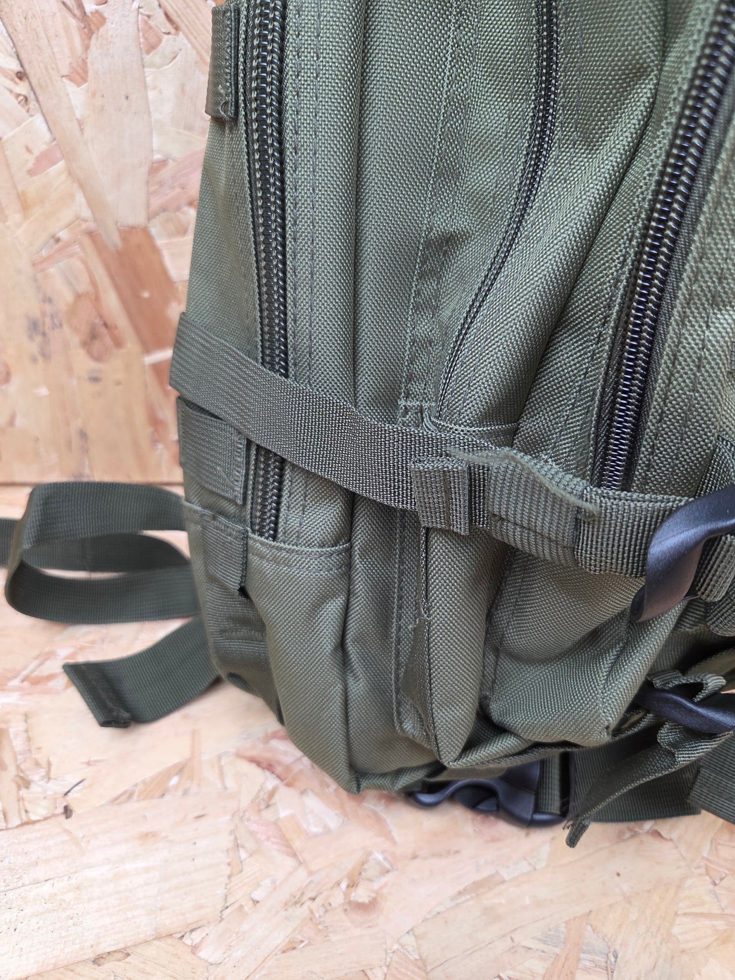 Molle Backpack Military Style Stealth Pack Combat Cadet Utility Bag Olive Green Daysack 25L New