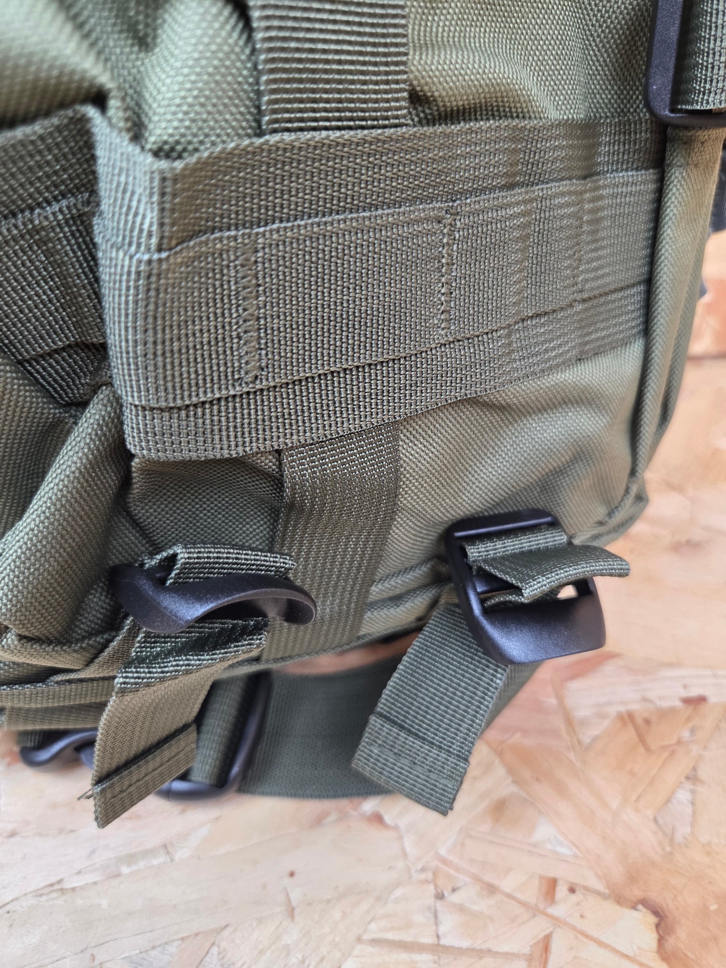 Molle Backpack Military Style Stealth Pack Combat Cadet Utility Bag Olive Green Daysack 25L New