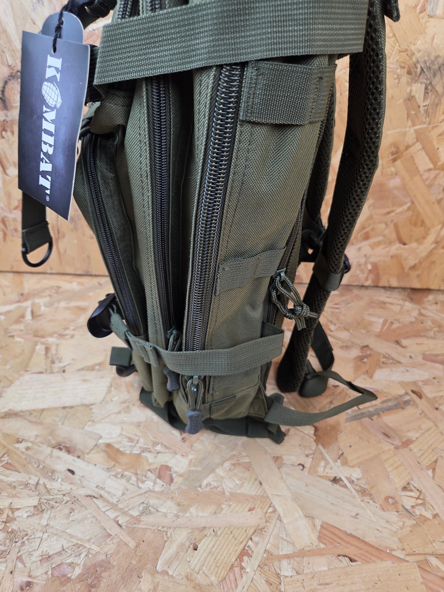 Molle Backpack Military Style Stealth Pack Combat Cadet Utility Bag Olive Green Daysack 25L New