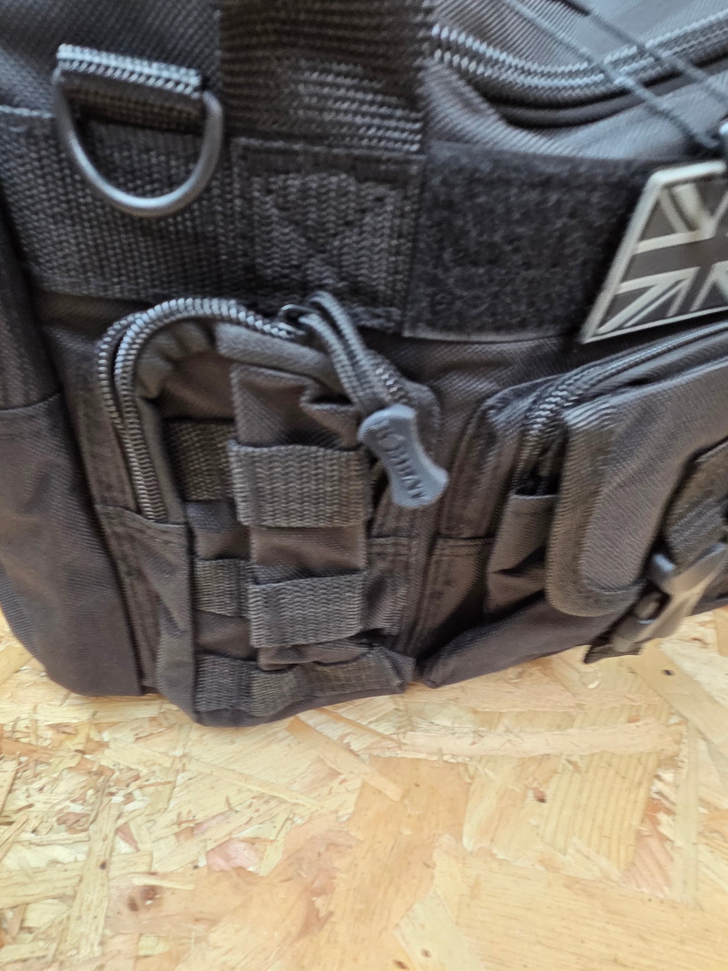 Military Style Holdall Bag Combat Tactical Cadet Utility Bag Black Daysack 35L New