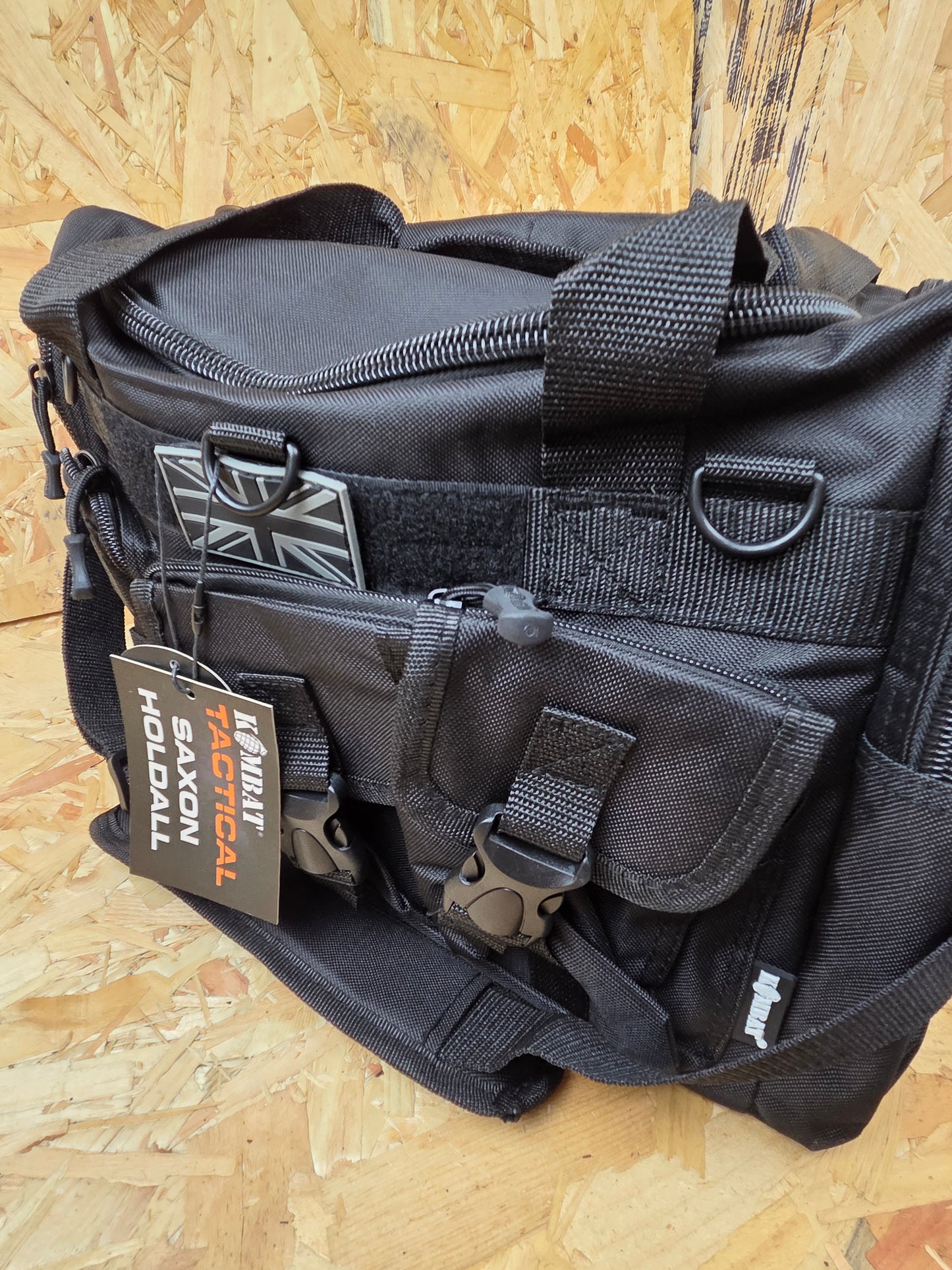Military Style Holdall Bag Combat Tactical Cadet Utility Bag Black Daysack 35L New