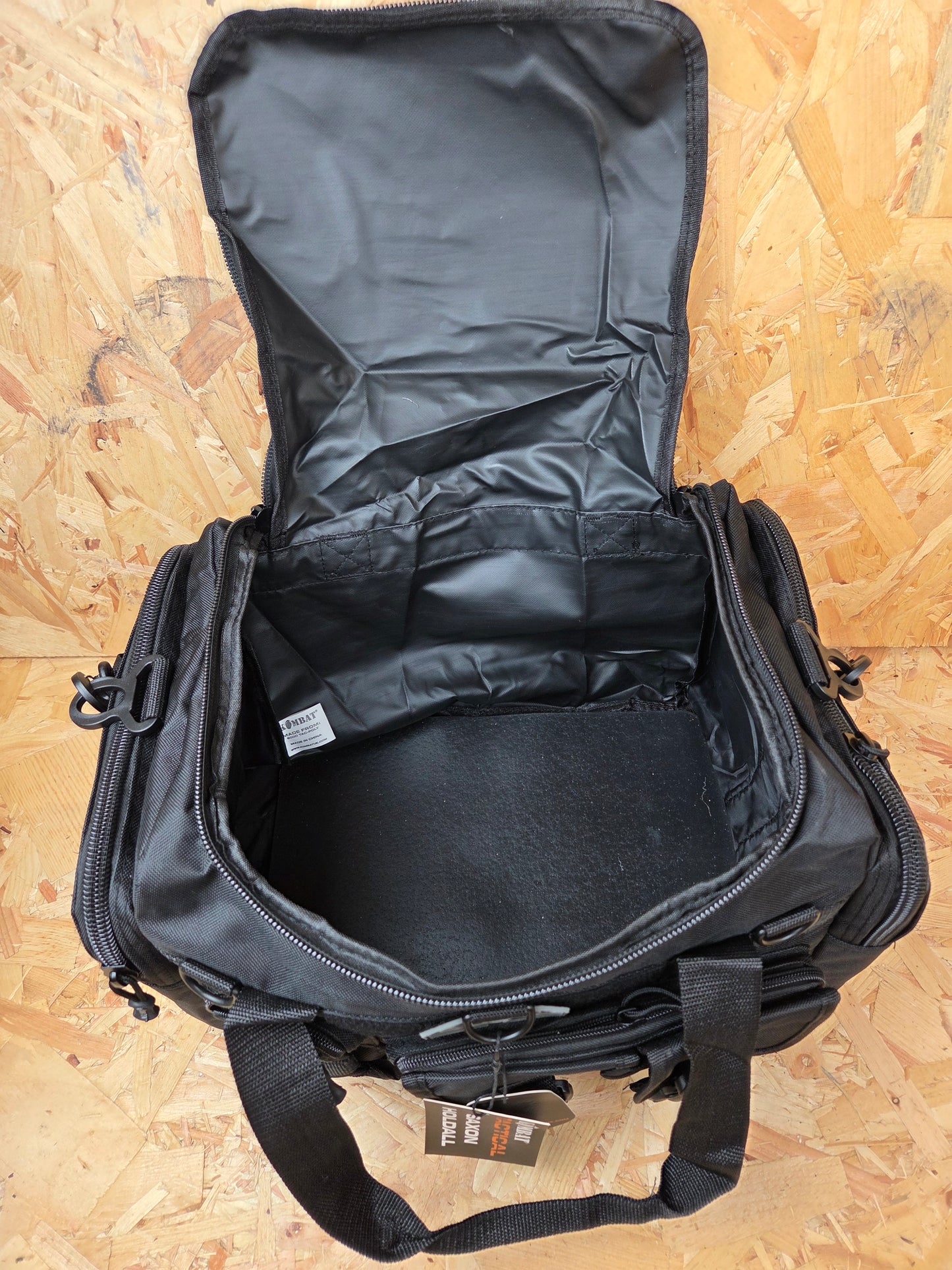 Military Style Holdall Bag Combat Tactical Cadet Utility Bag Black Daysack 35L New