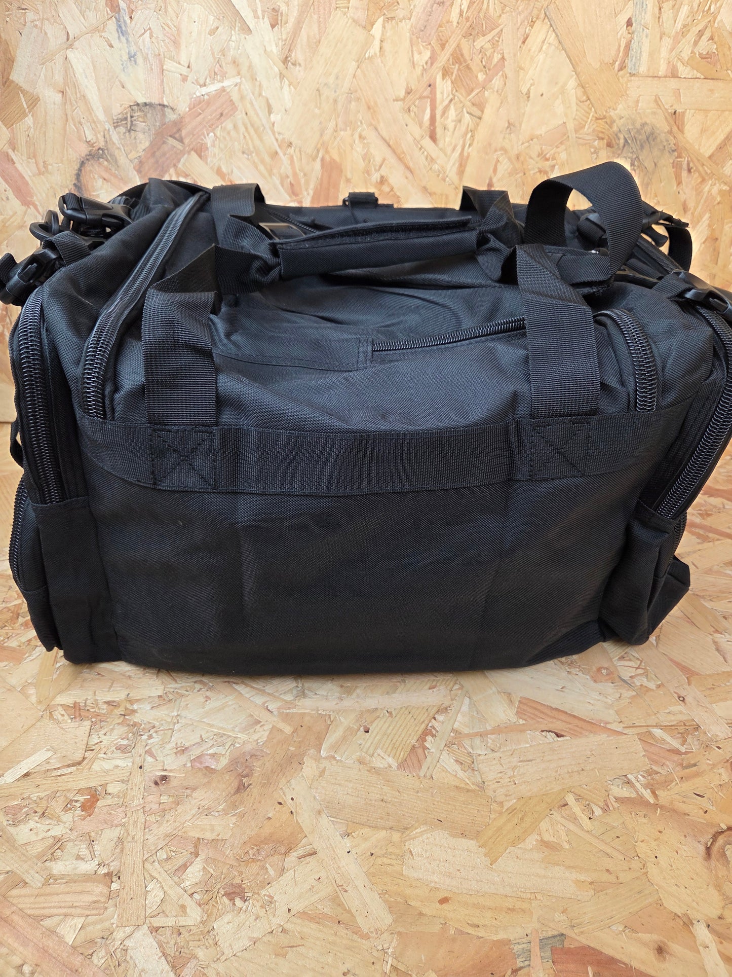Military Style Holdall Bag Combat Tactical Cadet Utility Bag Black Daysack 50L New