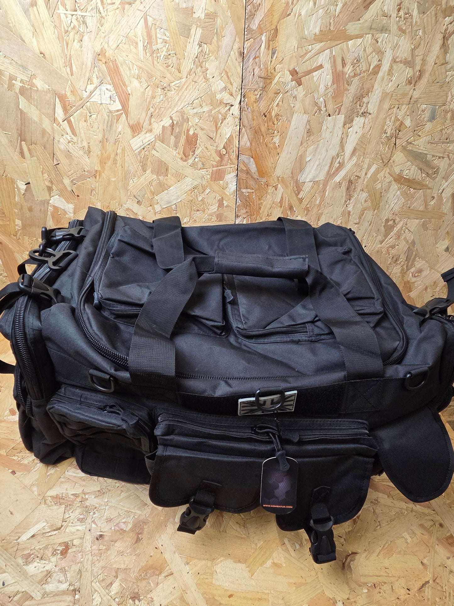 Military Style Holdall Bag Combat Tactical Cadet Utility Bag Black Daysack 100L New