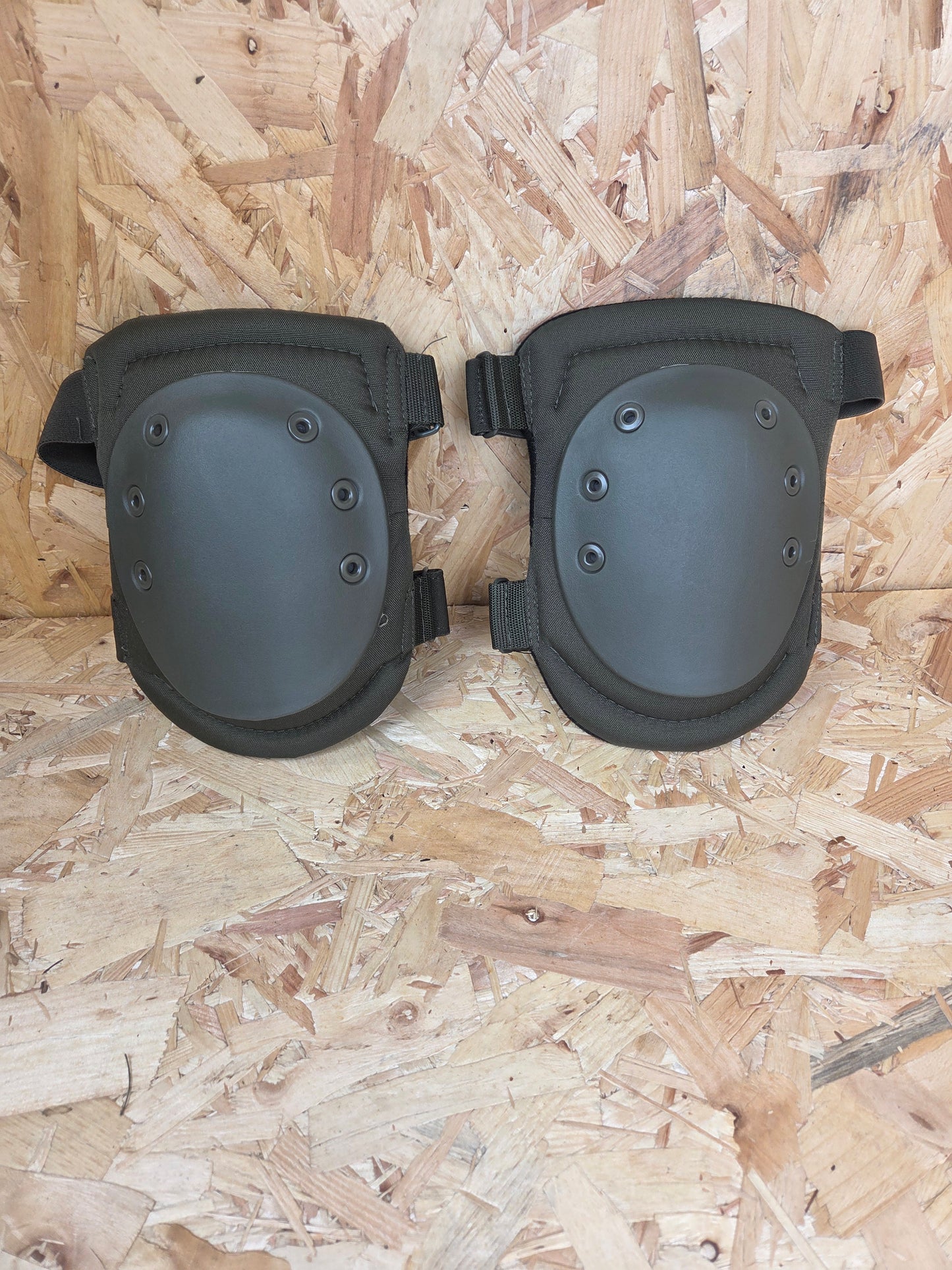 Body Armour Knee Pads Olive Green Combat Paintballing Limb Leg Protection