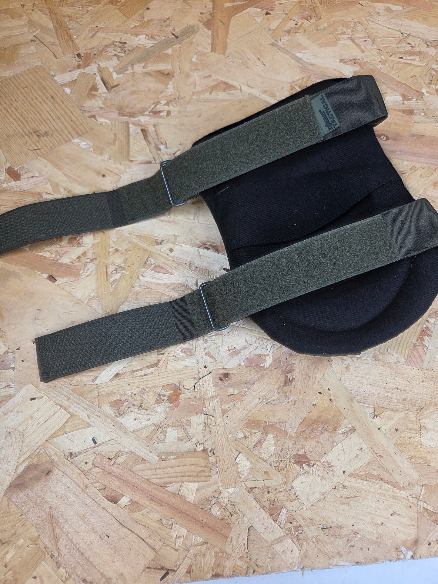 Body Armour Knee Pads Olive Green Combat Paintballing Limb Leg Protection
