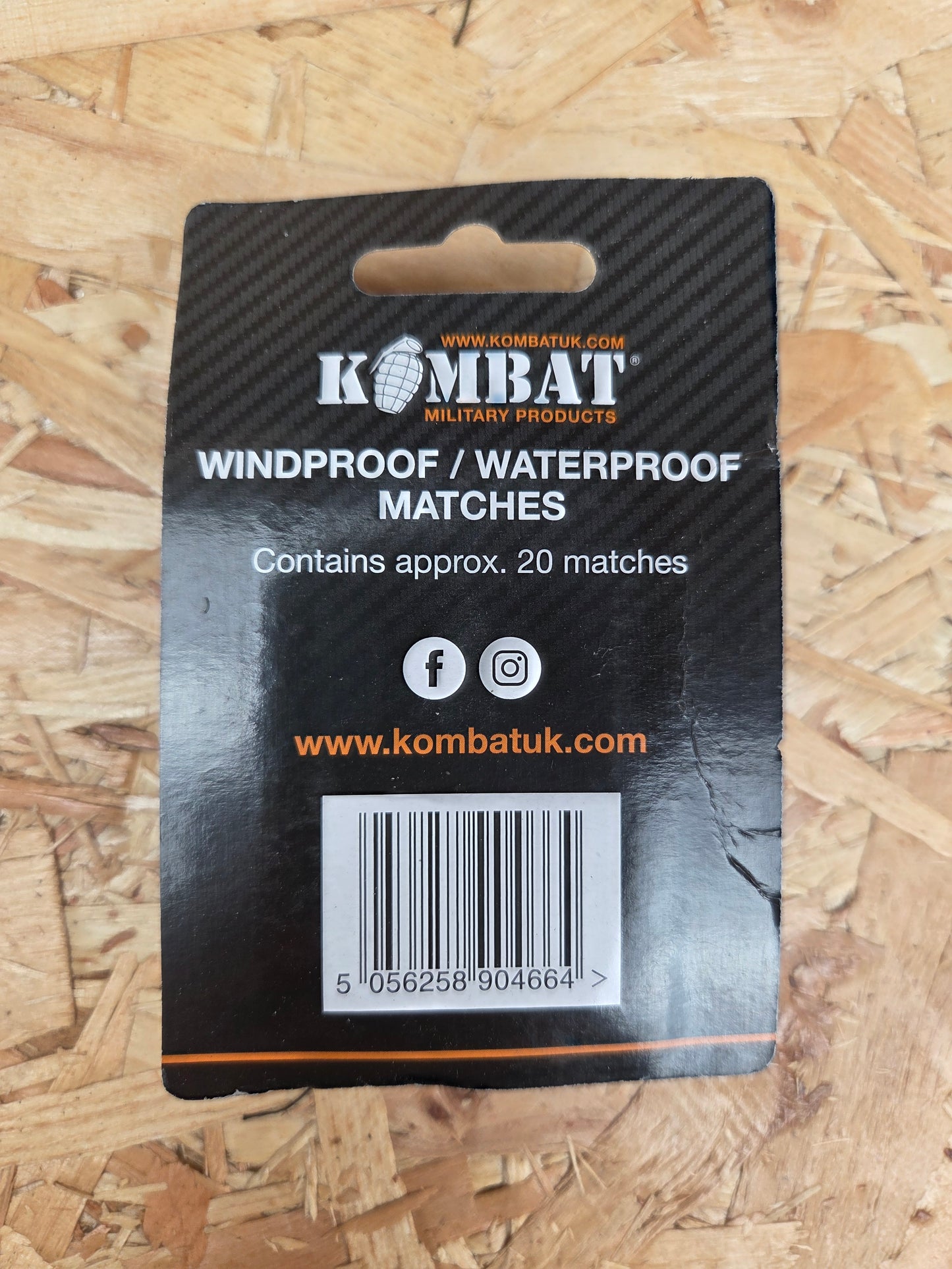 Windproof Waterproof Matches X 20 Fire Lighters Cadet Duke Edinburgh Kit Ten Tours