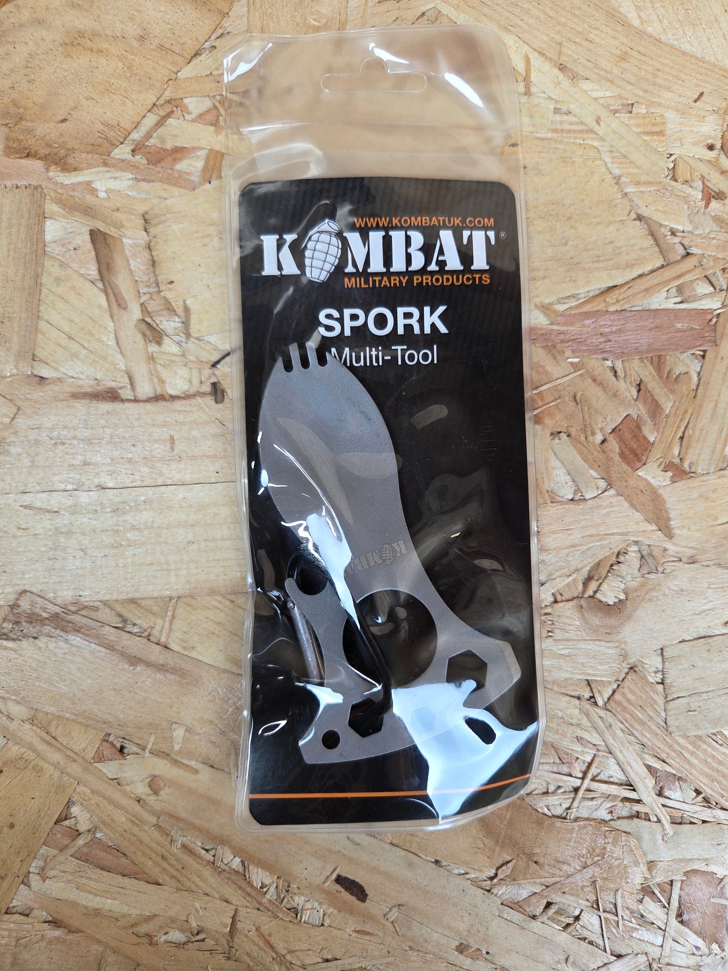 Spork Multi Tool Stainless Steel Bottle Opener Screwdriver Wrench Carabiner