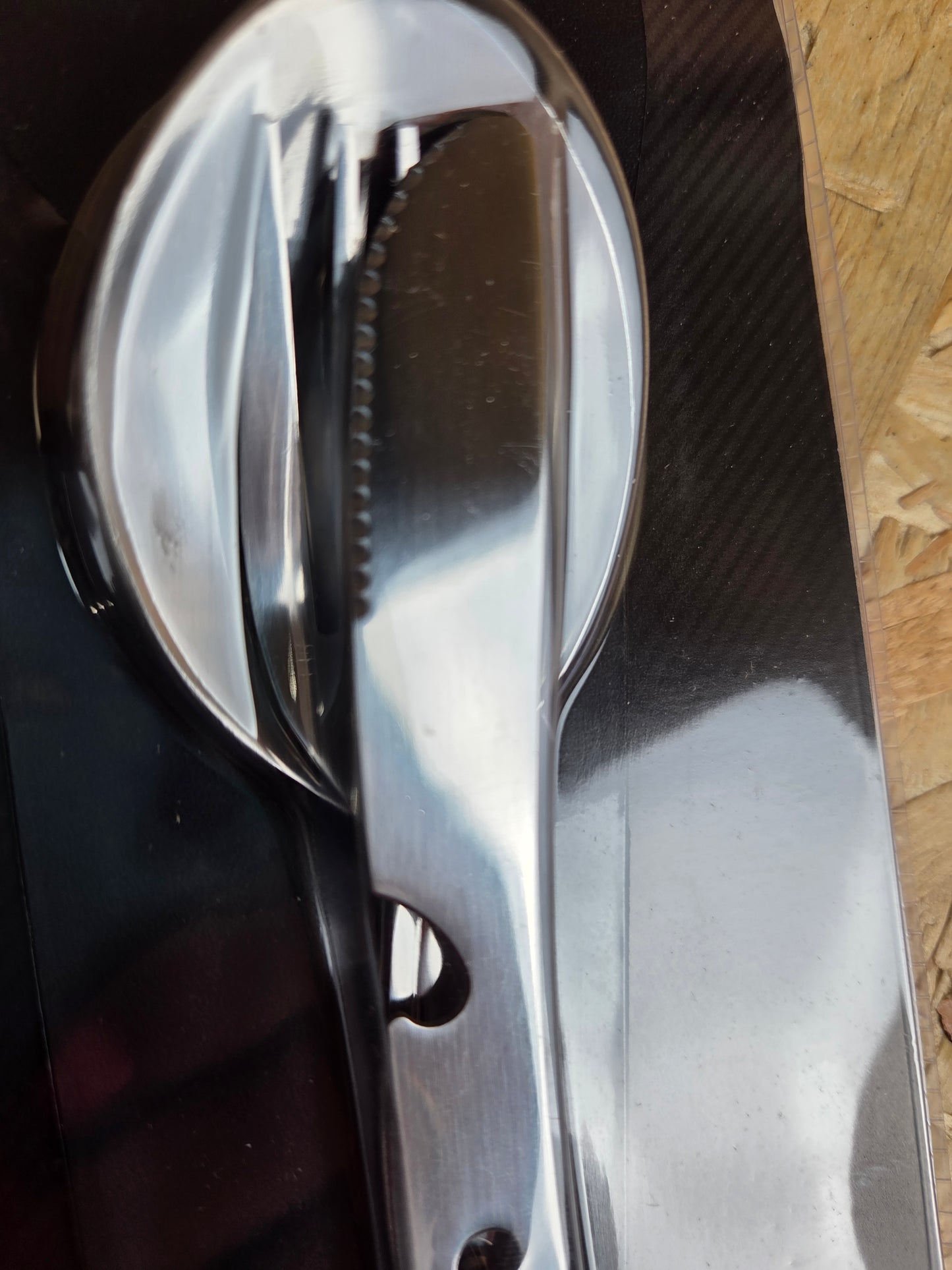 Knife Fork and Spoon Cadet Cutlery Set Kit Camping Hiking Picnic KFS