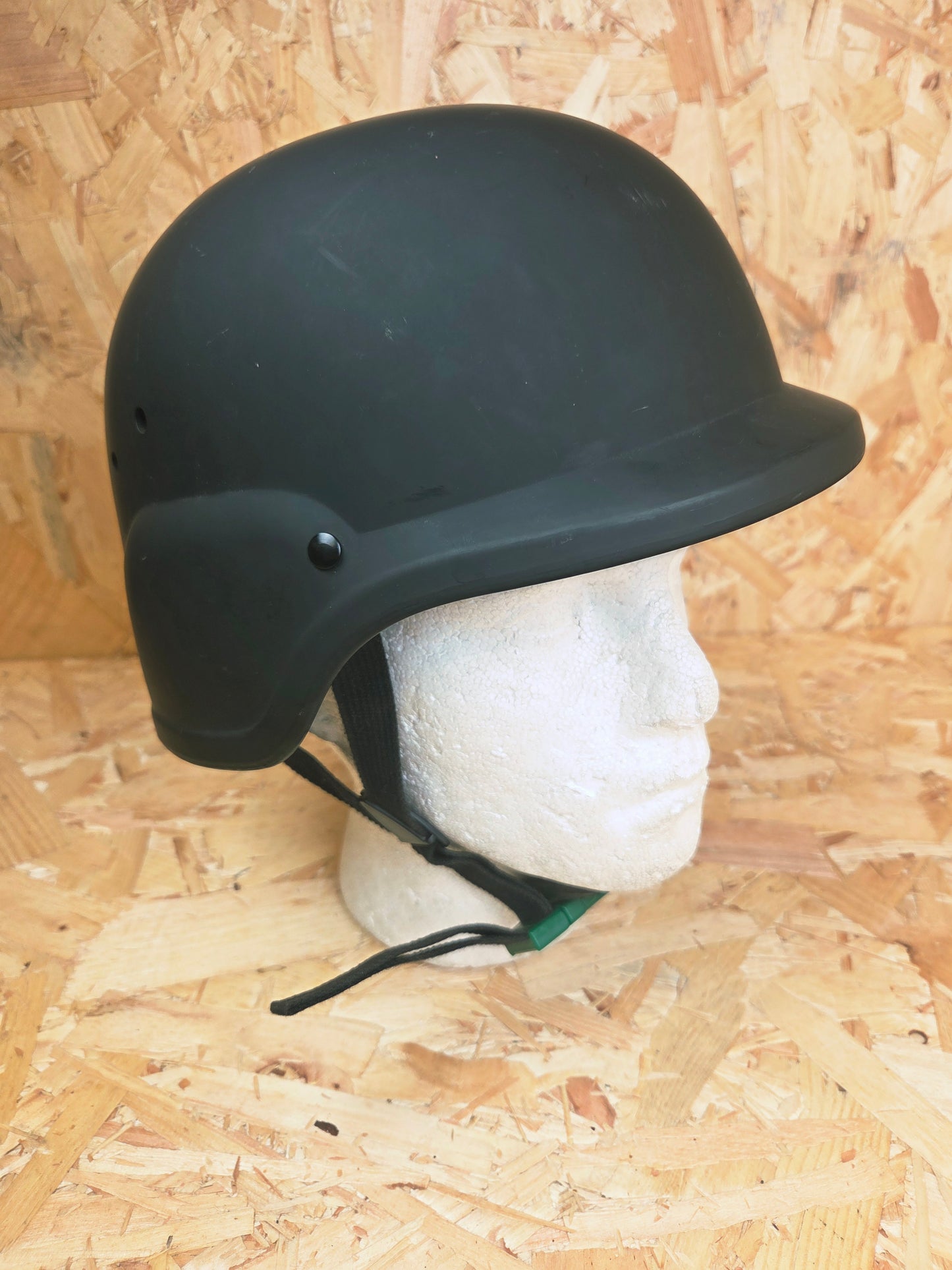 Plastic Replica Ballistic Style Helmet Airsoft Military Style Combat Army Olive Green Fancy Dress Hat