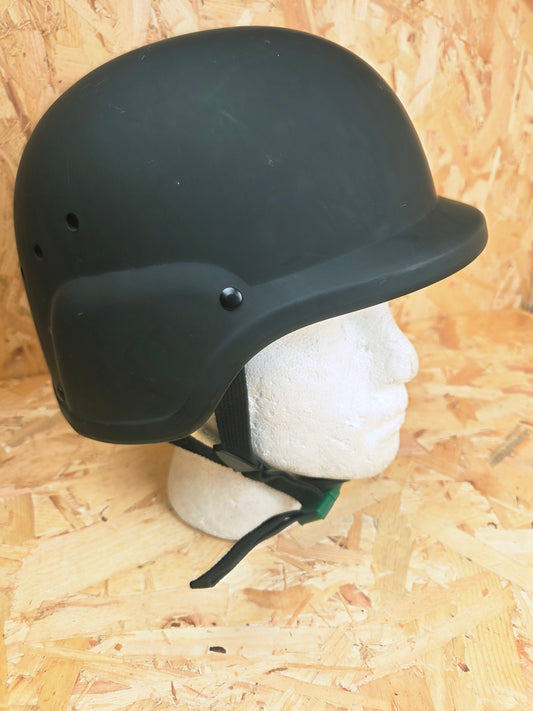 Plastic Replica Ballistic Style Helmet Airsoft Military Style Combat Army Olive Green Fancy Dress Hat