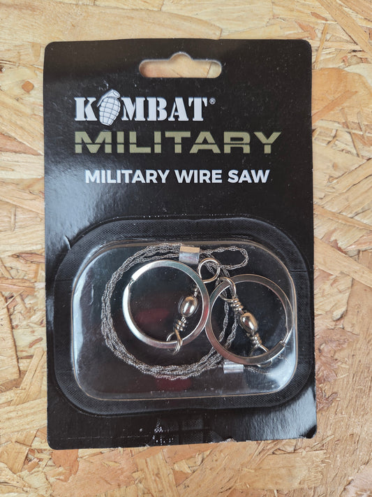 Military Wire Saw Survival Pocket Hand Camping Bushcraft Cadet Flexible