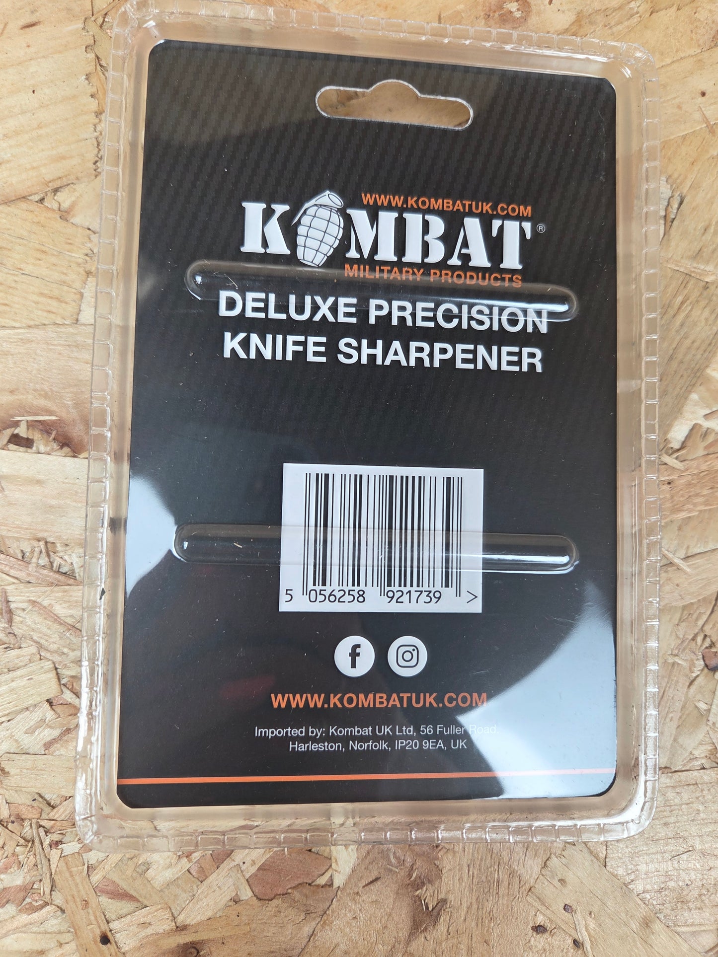 Precision Knife Blade Sharpener Survival Pocket Hand Camping Bushcraft Cadet Tool Olive Green