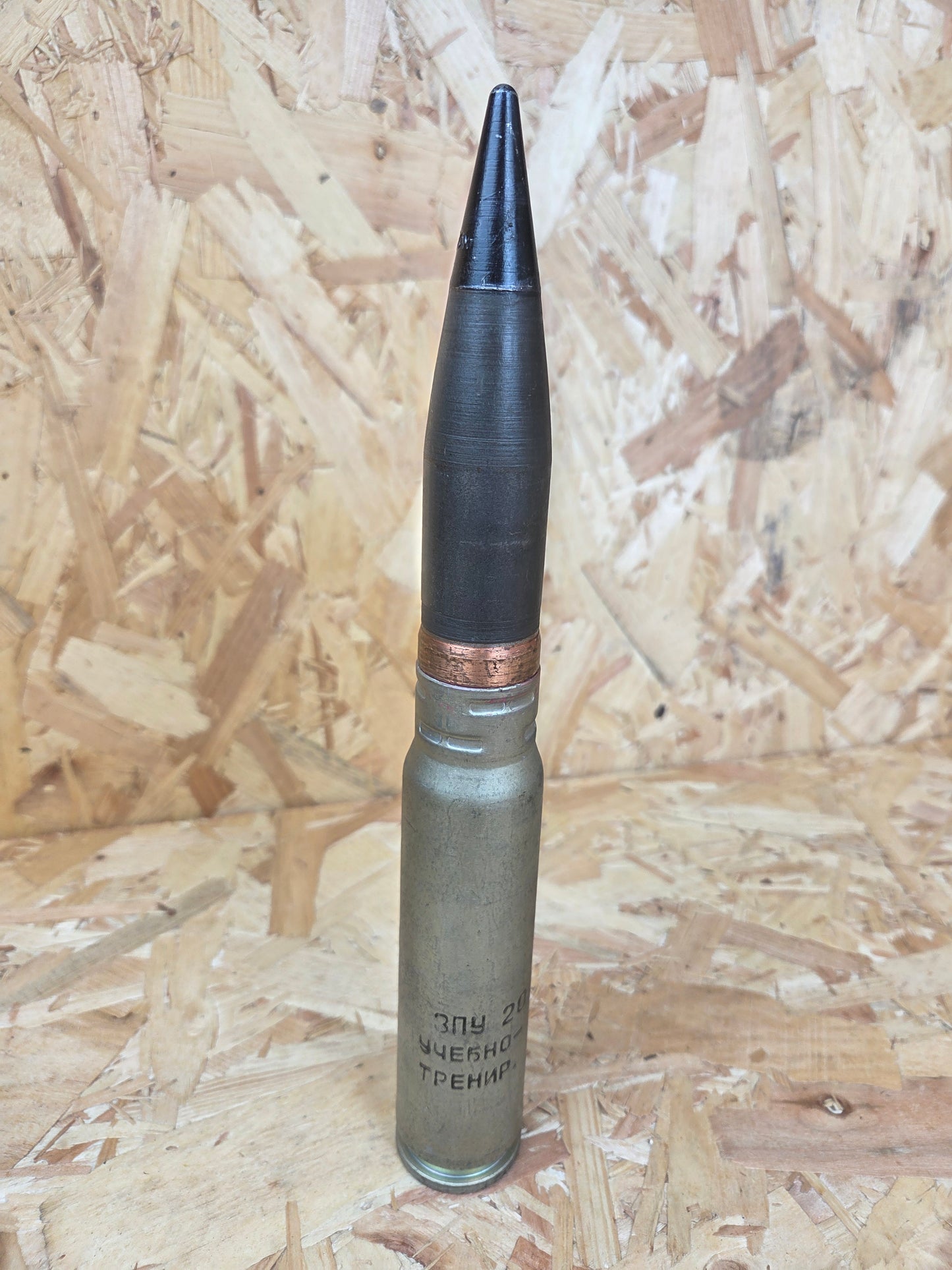 Auto Gun Cartridge Casing 30mm Caliber Round Military Inert Training Round Display Ammunition Collectable