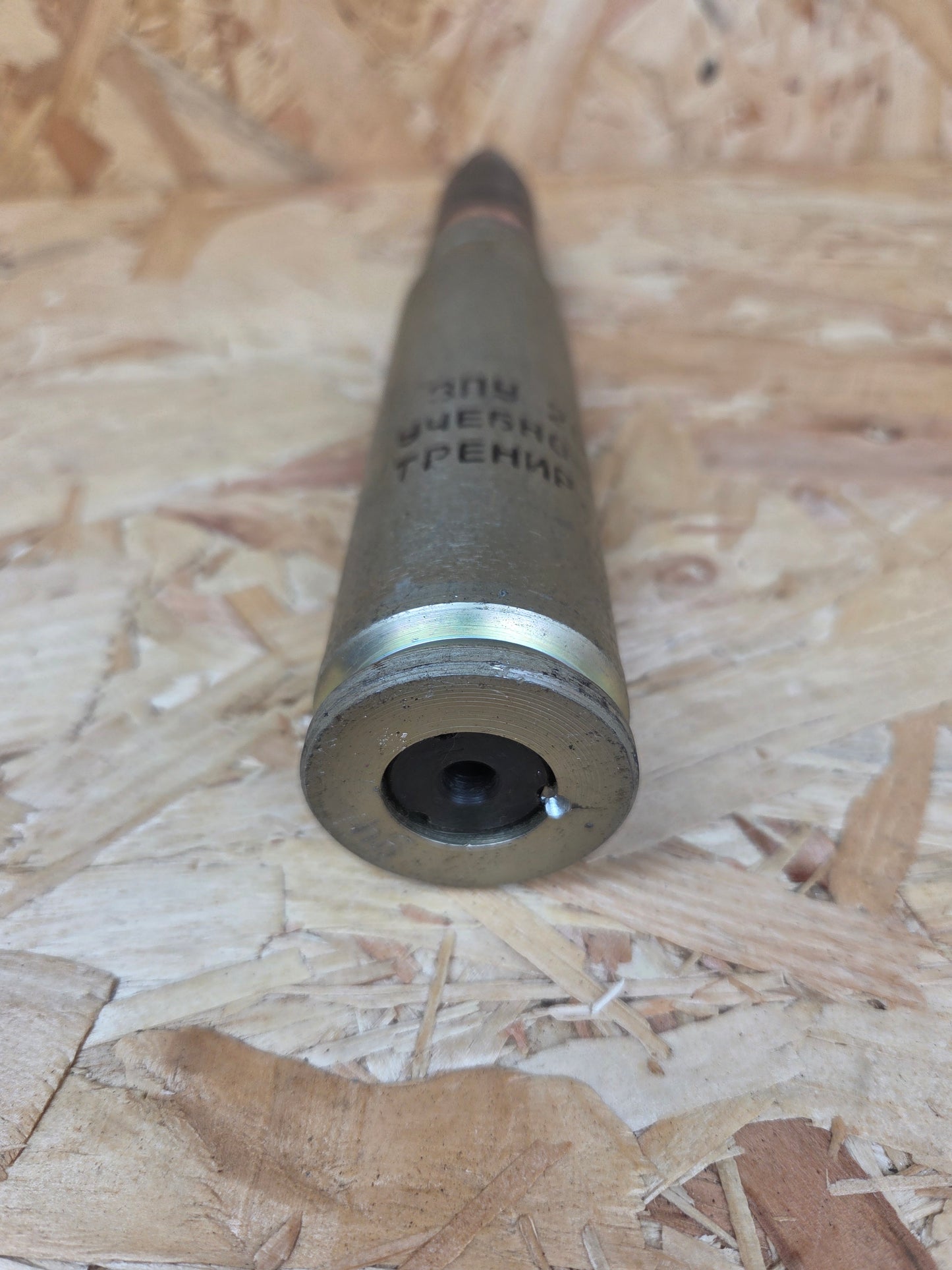 Auto Gun Cartridge Casing 30mm Caliber Round Military Inert Training Round Display Ammunition Collectable