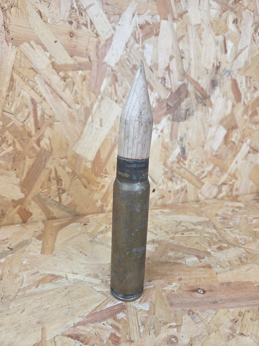 Auto Gun Cartridge Casing Military 30mm Caliber Inert Training Round Display Ammunition Collectable