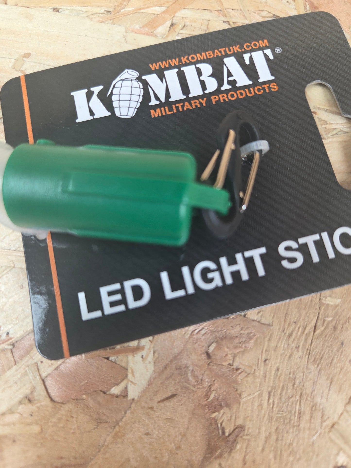 LED Lightstick Glow Stick Torch Green Pocket Hiking Safety Light Visibility Camping Wand