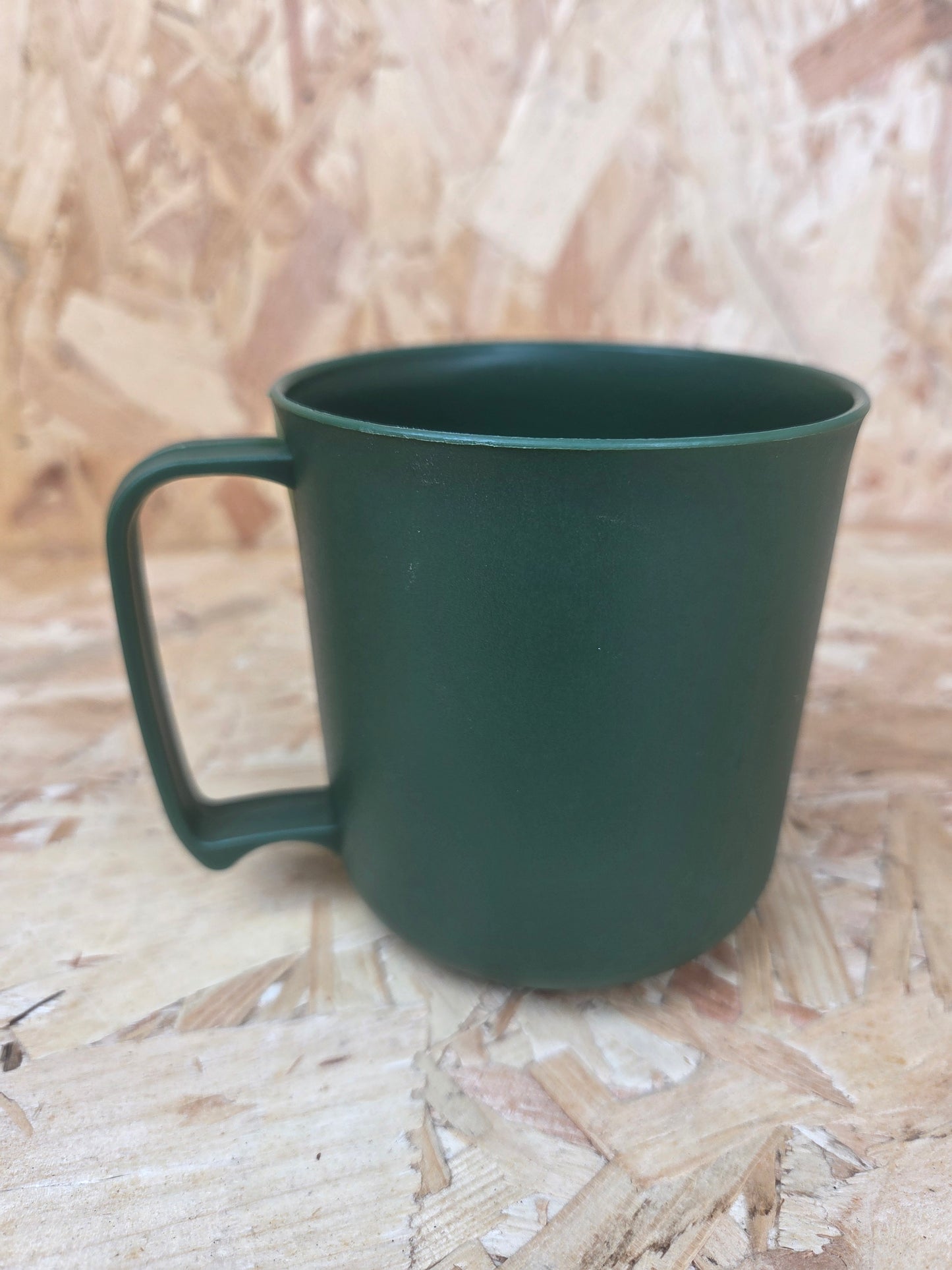 Plastic Cadet Mug Olive Green Camping Picnic Caravan Cup 400ml
