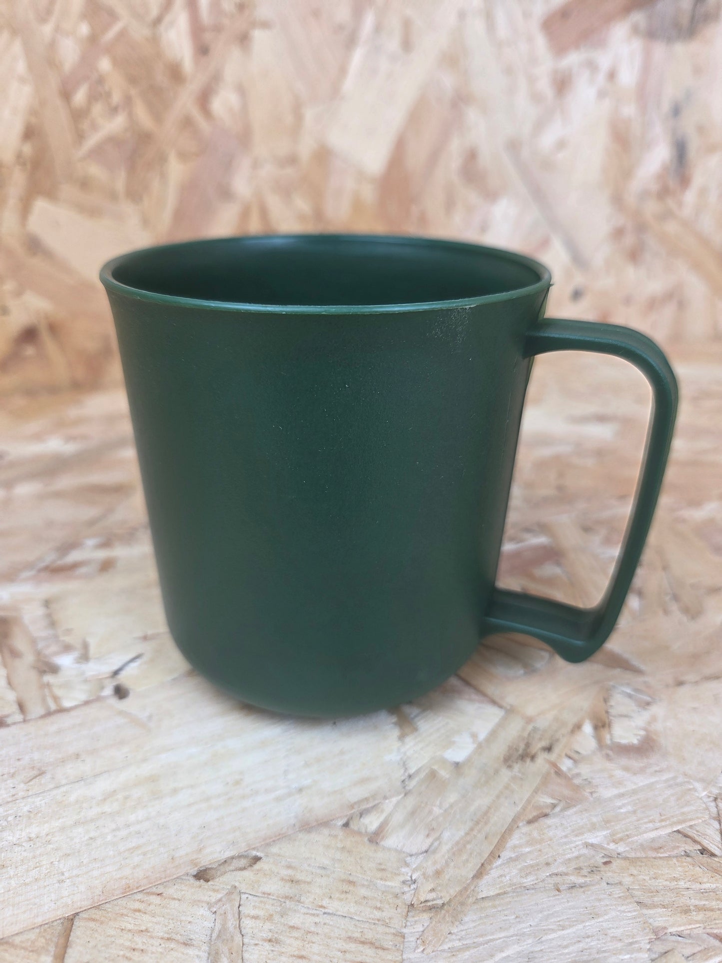 Plastic Cadet Mug Olive Green Camping Picnic Caravan Cup 400ml