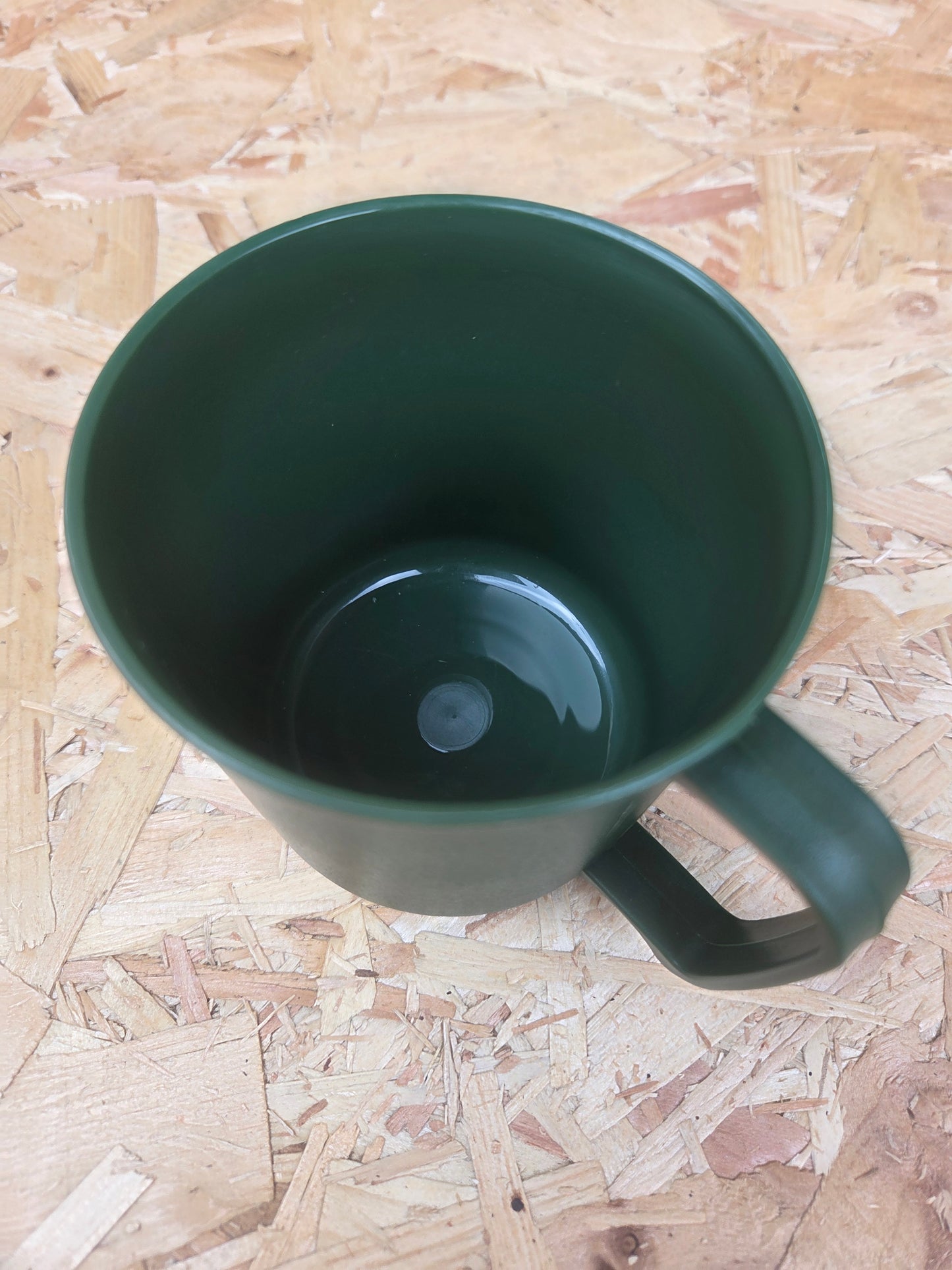 Plastic Cadet Mug Olive Green Camping Picnic Caravan Cup 400ml