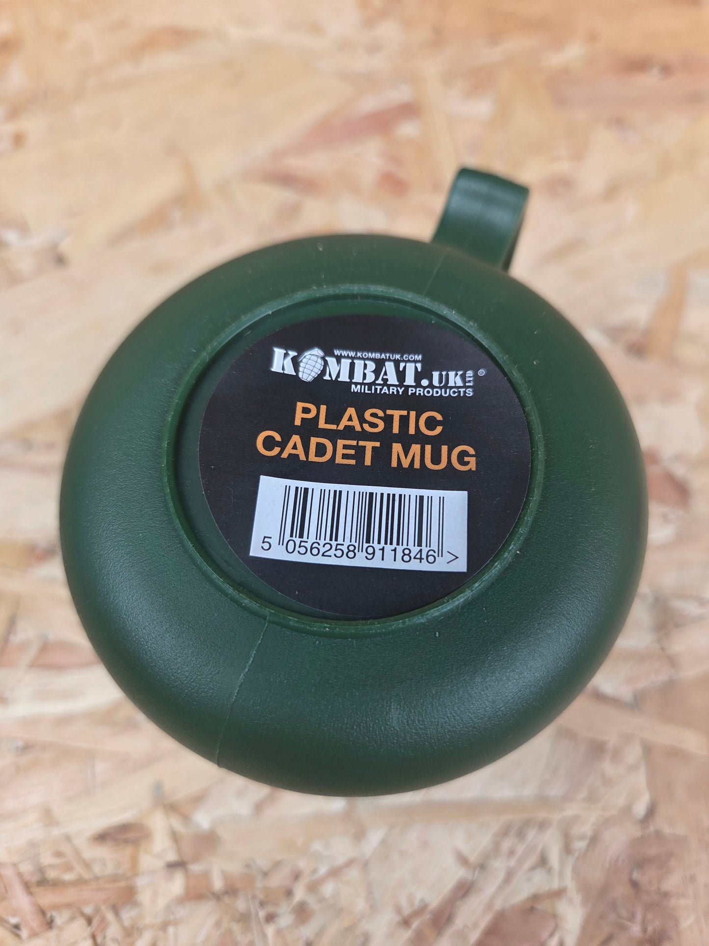 Plastic Cadet Mug Olive Green Camping Picnic Caravan Cup 400ml