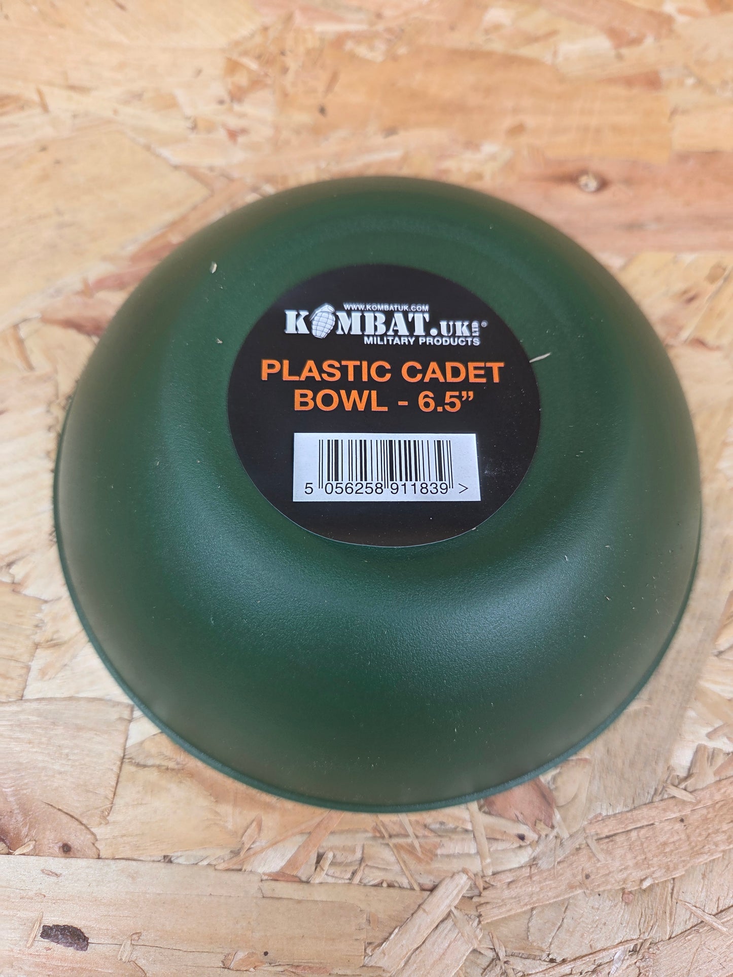 Plastic Cadet Bowl Olive Green Camping Picnic Caravan Dish 16cm