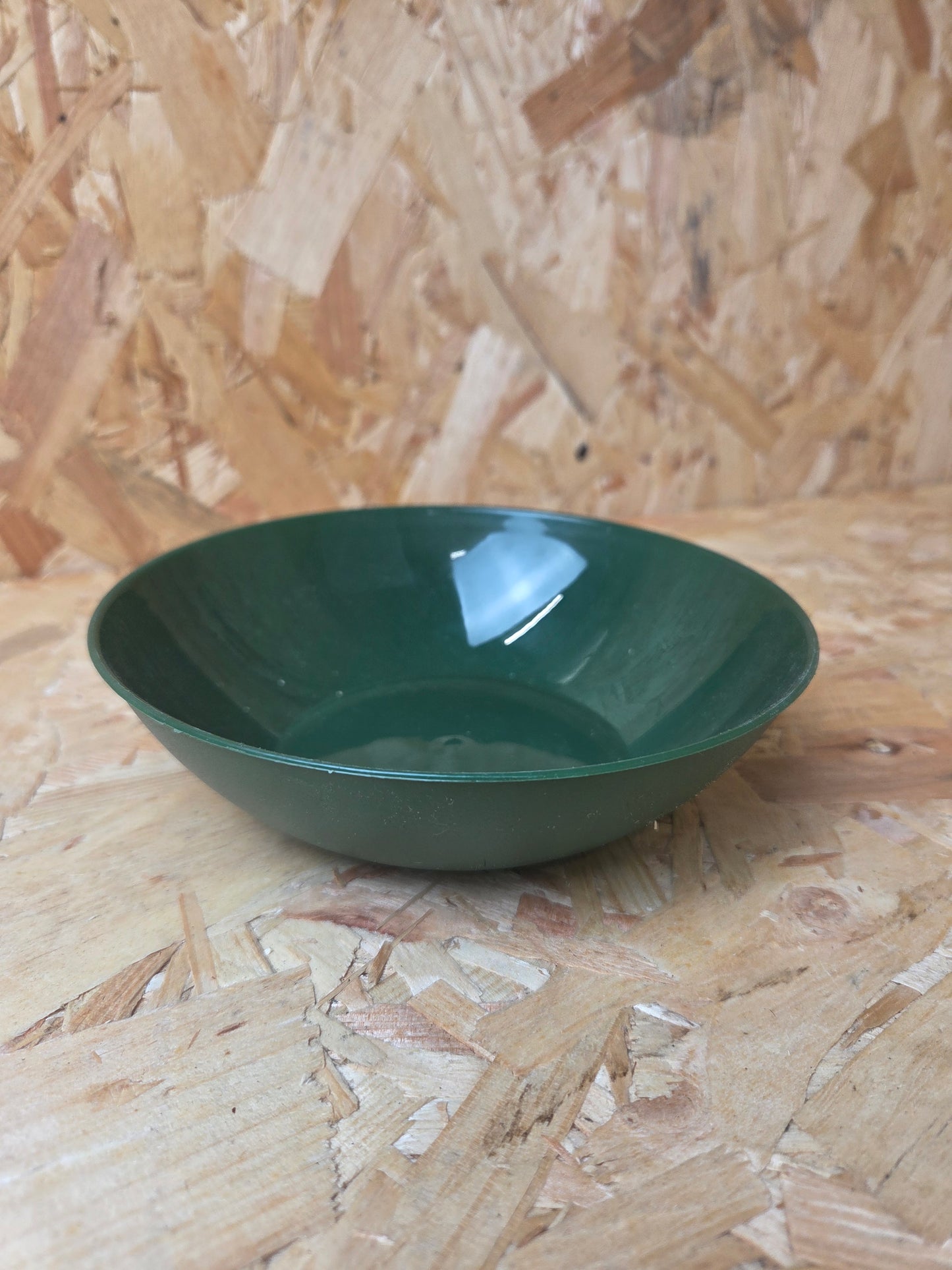 Plastic Cadet Bowl Olive Green Camping Picnic Caravan Dish 16cm
